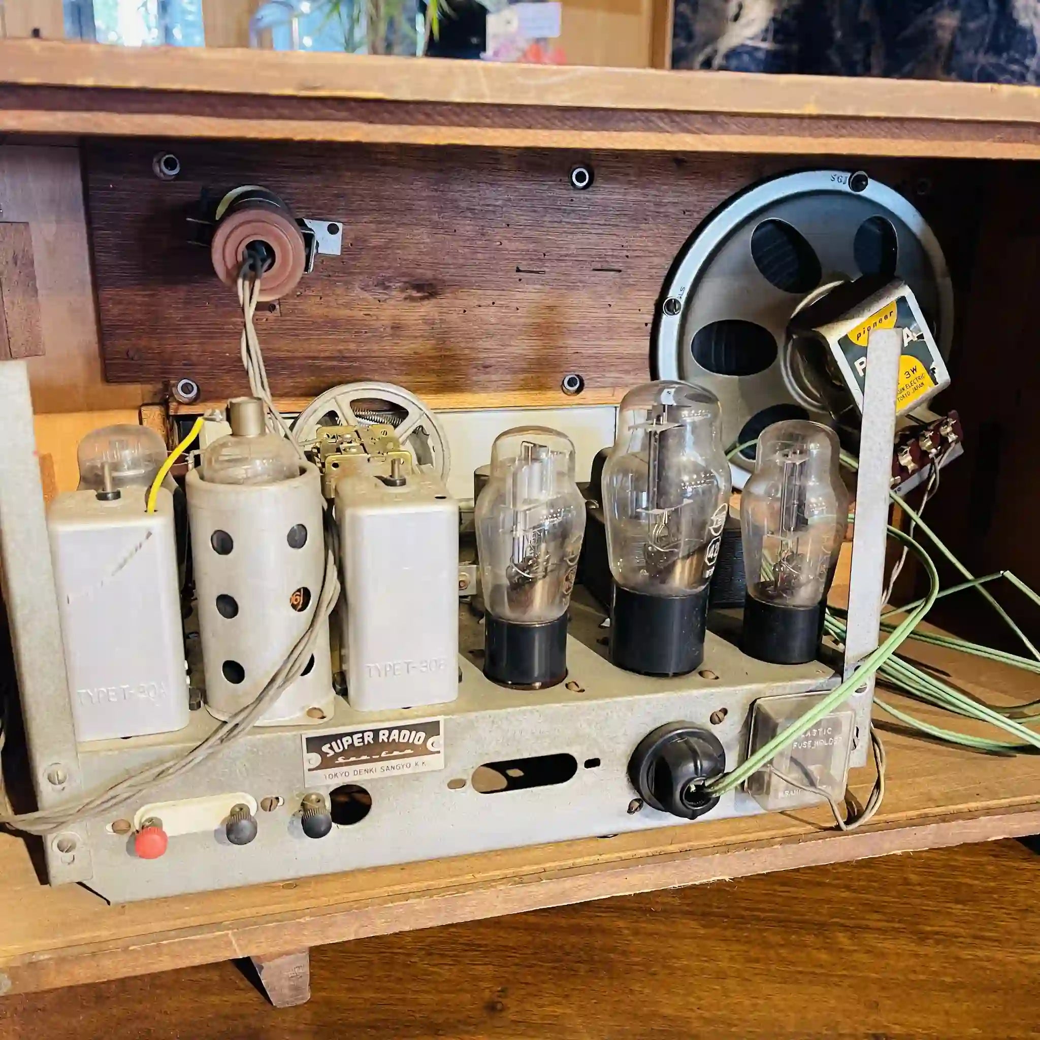 【リユース】 真空管ラジオ / 東京電機産業 / SRー2 / 電源プラグなし