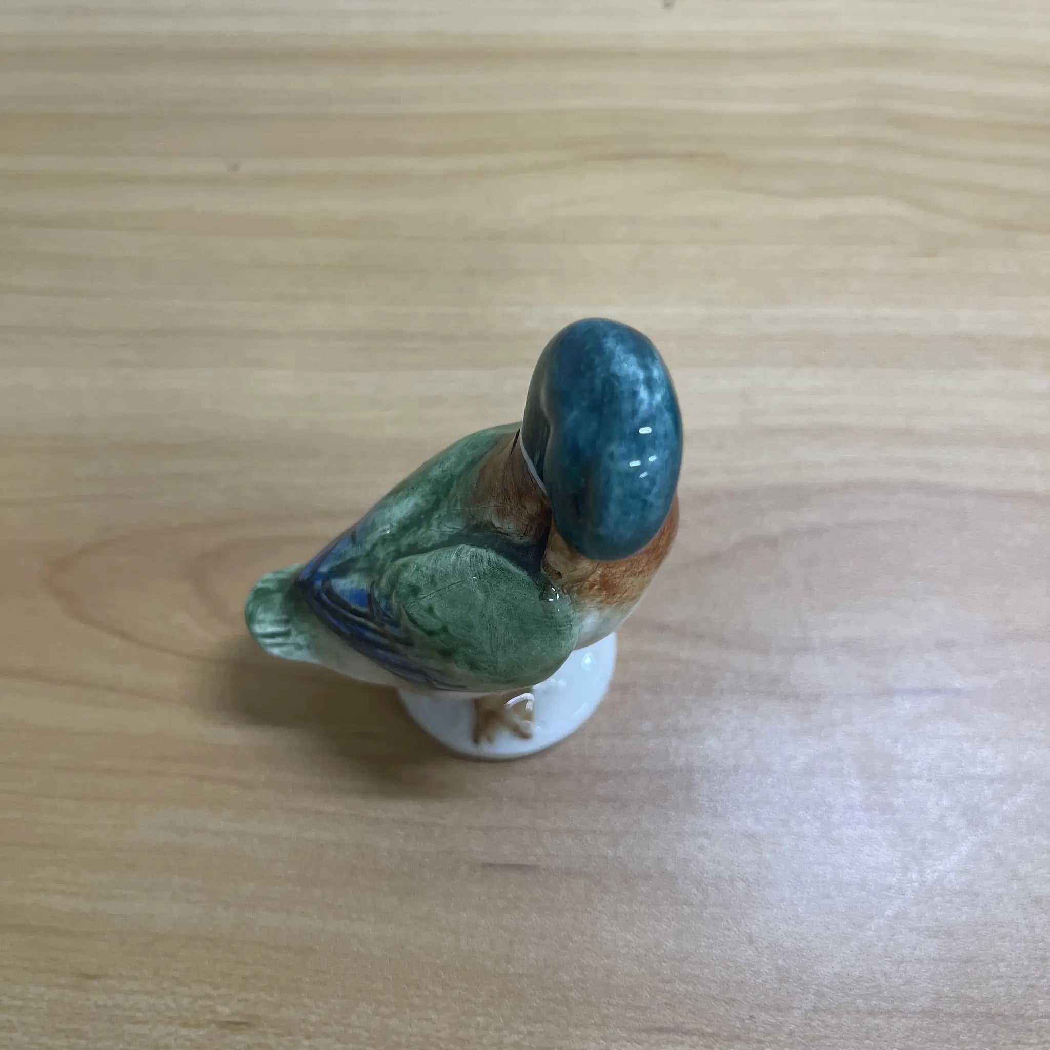[Vintage] Figurine (ceramic doll) / Royal Dux / Estimated mid-late 20C / Porcelain / Czechoslovakia / Duck