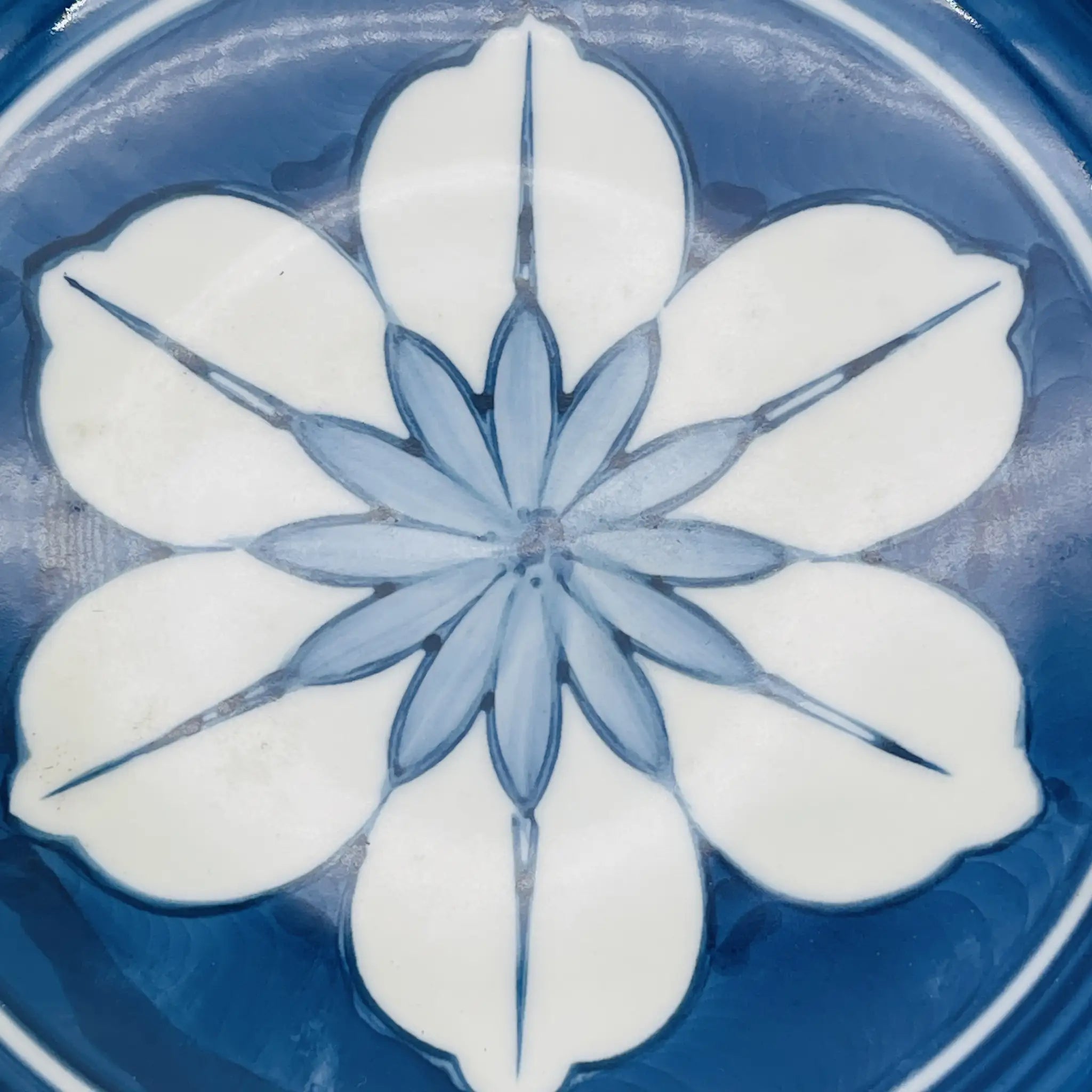 【リユース】 小鉢揃 5P / 源山作 / 有田焼 / 日本 / 染付 / 箱付き