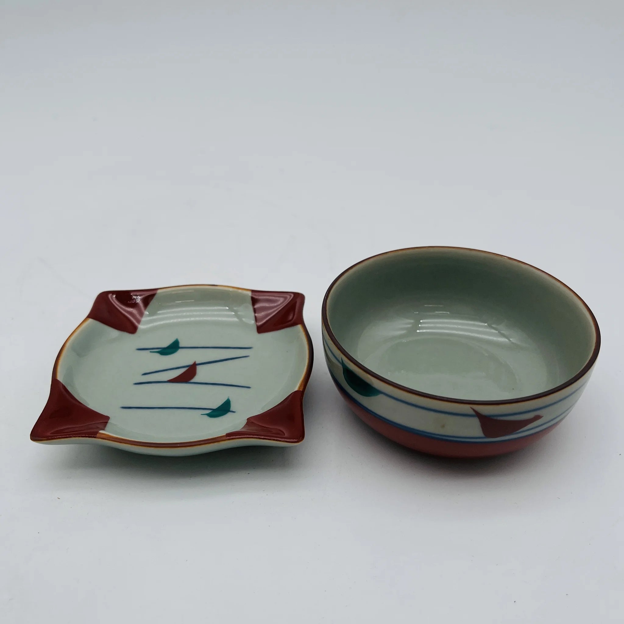 【リユース】 小料理揃 / 清秀窯 / 京古染 有田焼 / 日本 / 箱付き