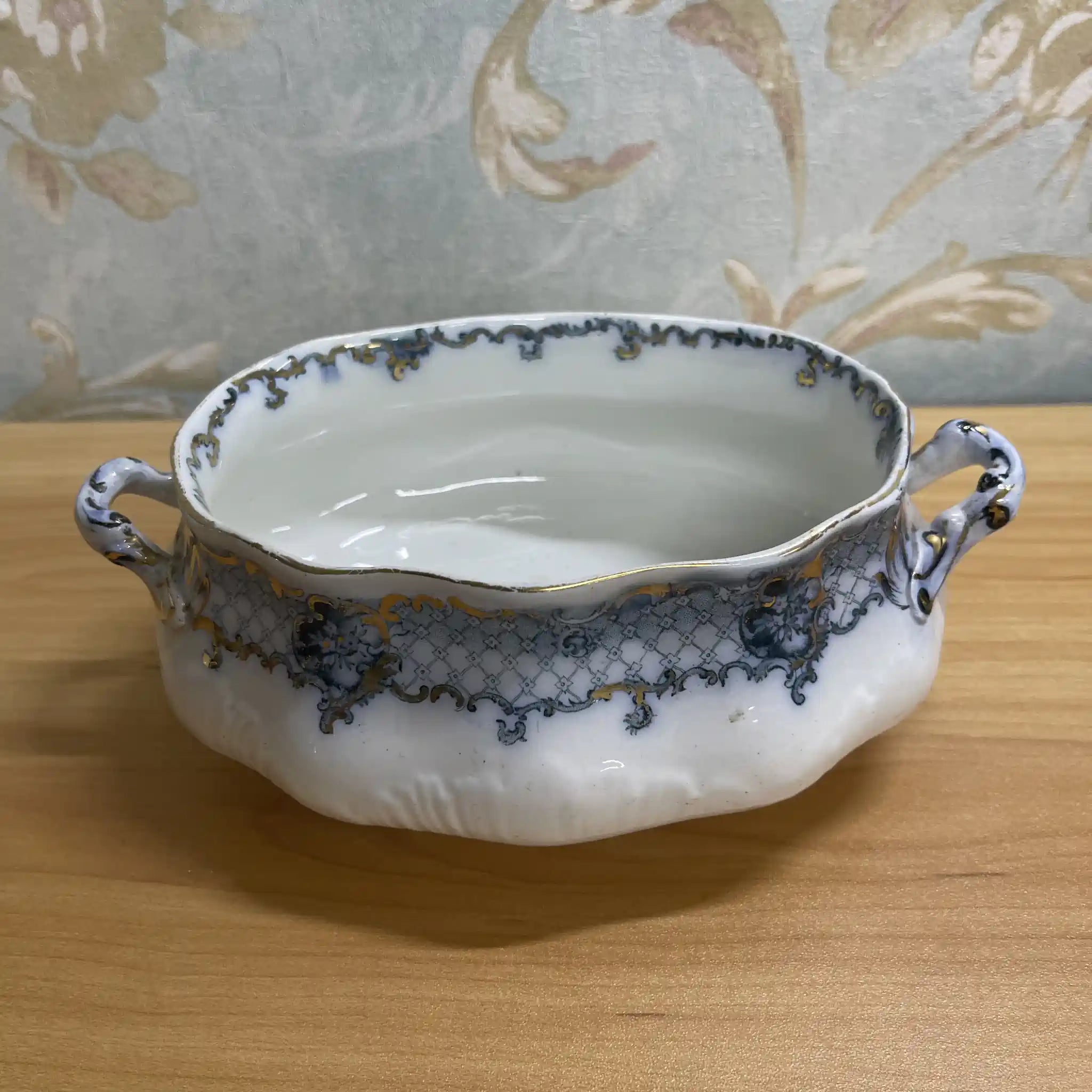 Furnivals / スープチュリーン / Venice / 推定1900前後 / 陶器 / イギリス / ロカイユ, スクロール, ラティスワーク / [アンティーク]