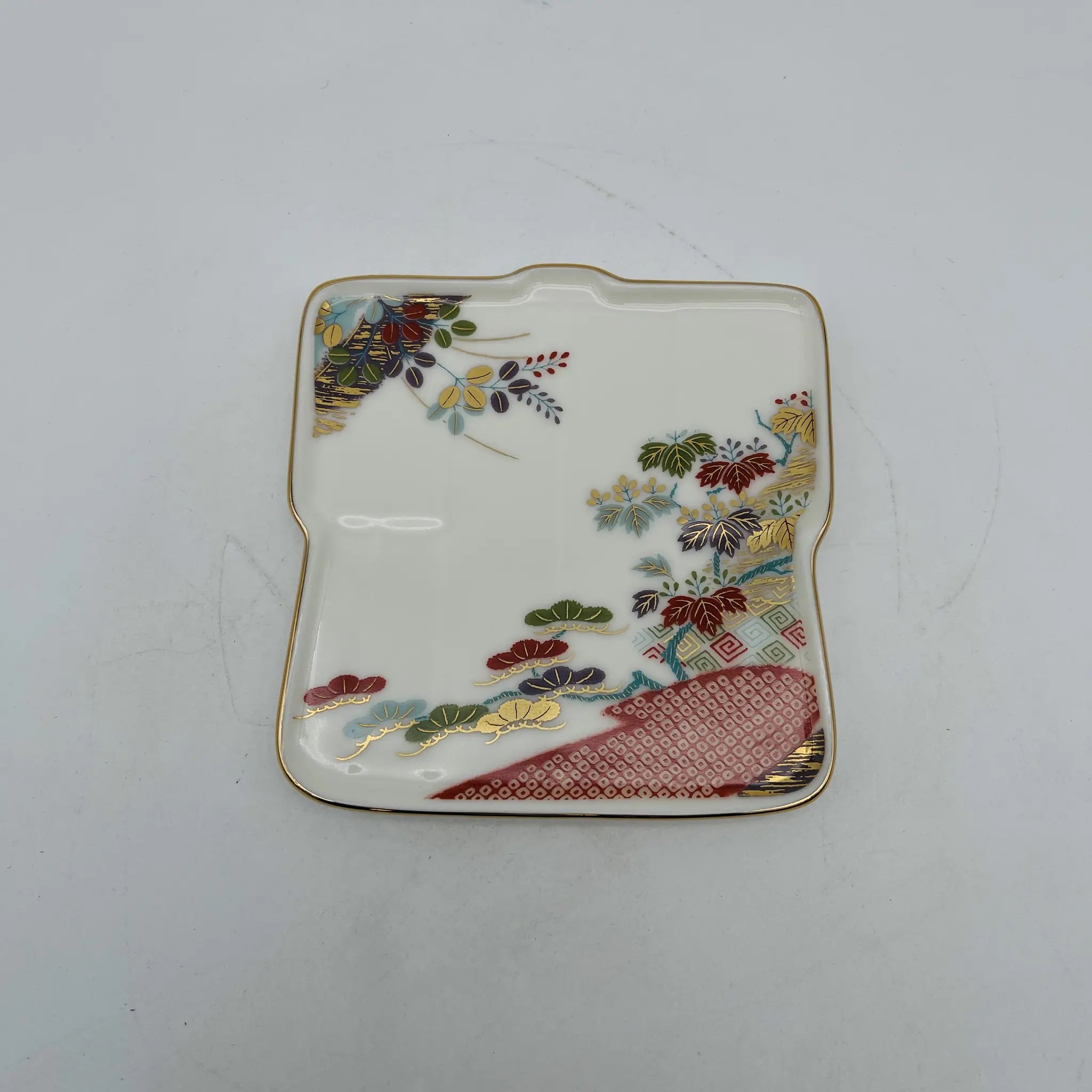 【リユース】 雛小袖 5P / 千總 / 雛小袖シリーズ / Bone China / 日本 / 小袖文様 / 箱付き