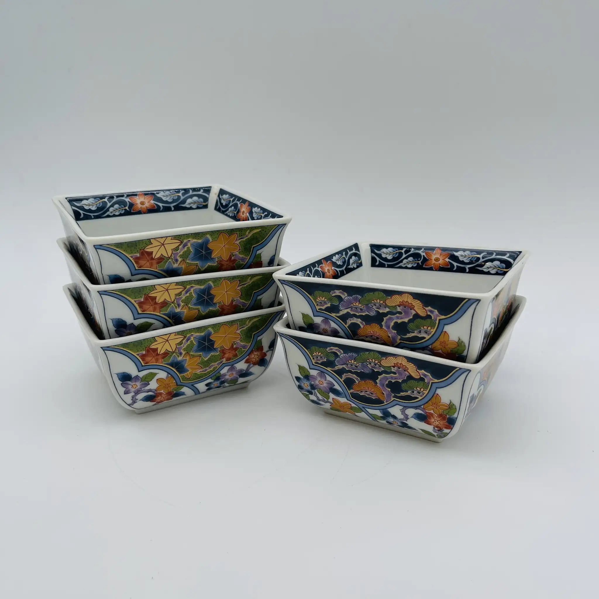 【リユース】 小鉢 5P / 若山窯 / 日本 / 箱付き