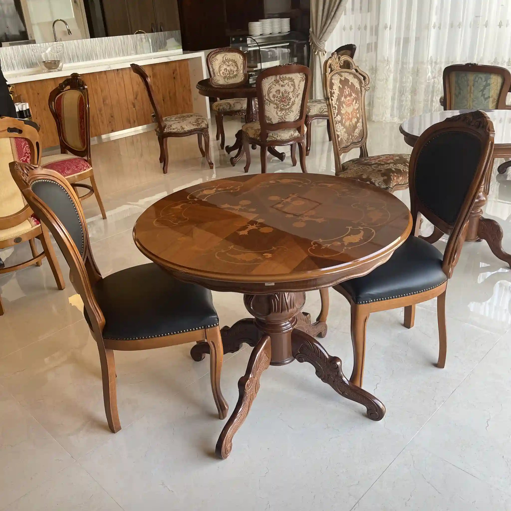 【アンティーク】カフェテーブルセット