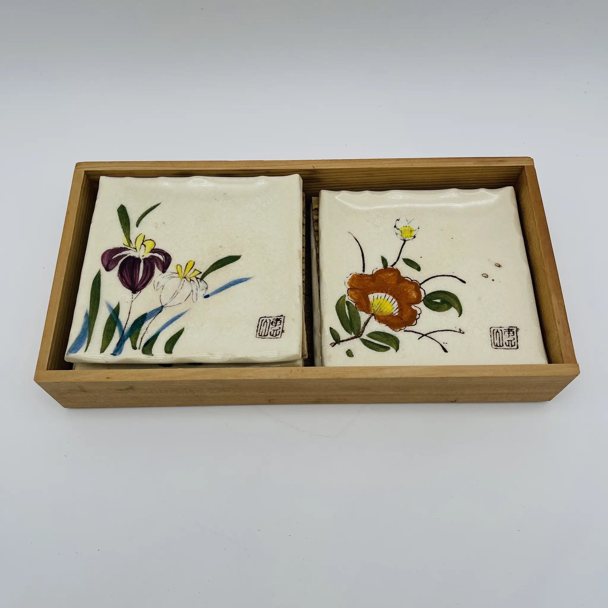 【リユース】 銘々皿 / 陶器 / 日本 / 箱付き