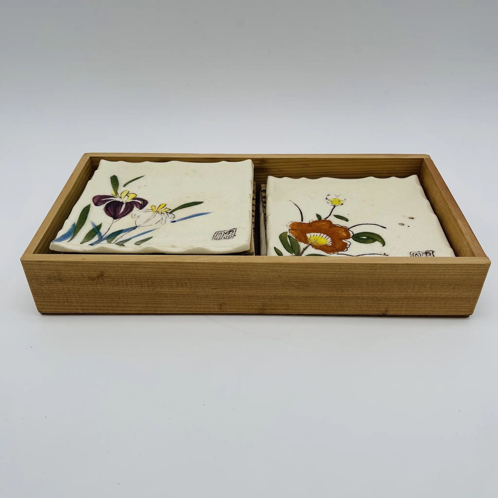 【リユース】 銘々皿 / 陶器 / 日本 / 箱付き