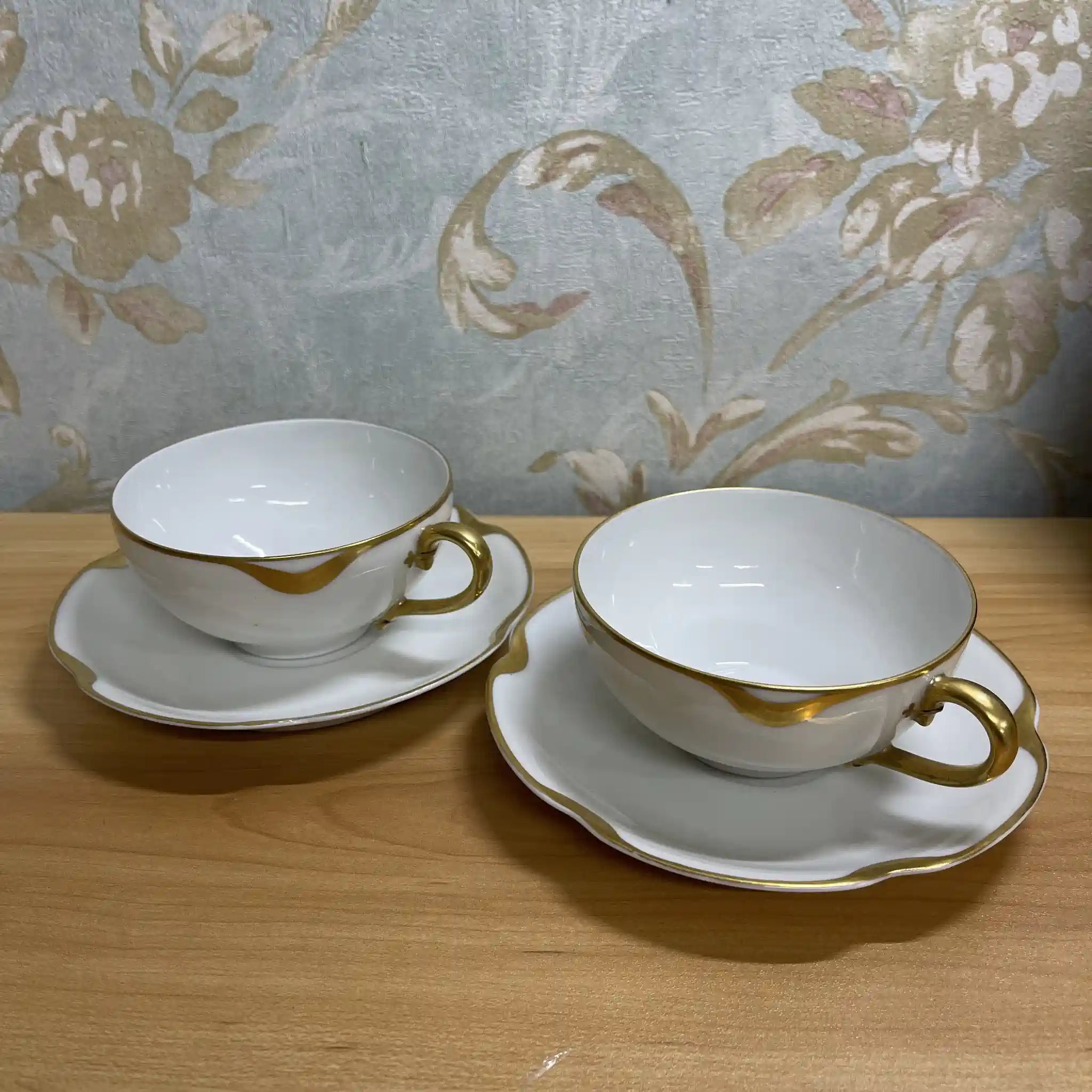 [Antique] Tea cup & saucer 2P