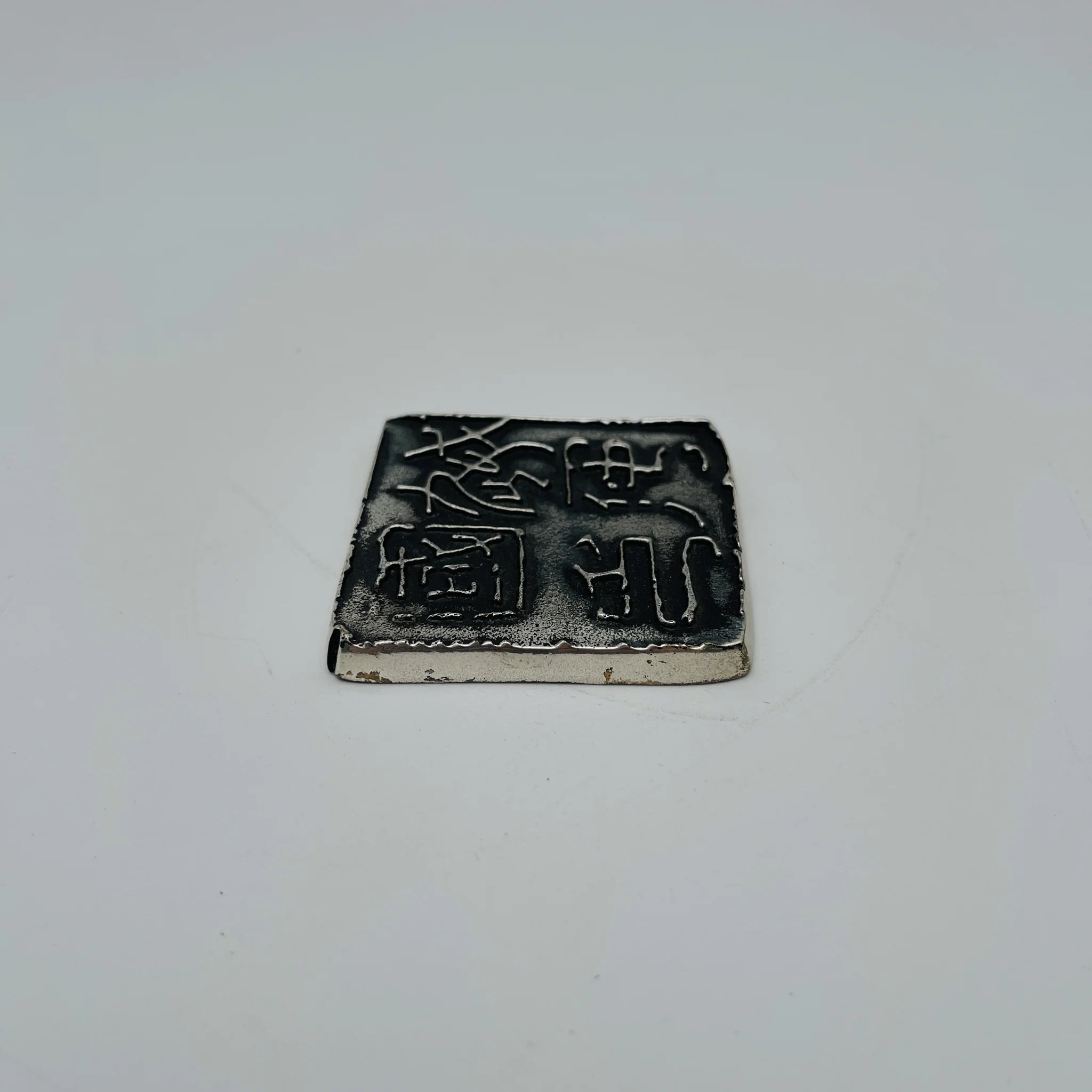 【リユース】 文鎮 / 富山銀行 / 越中国印 / 日本 / 箱付き