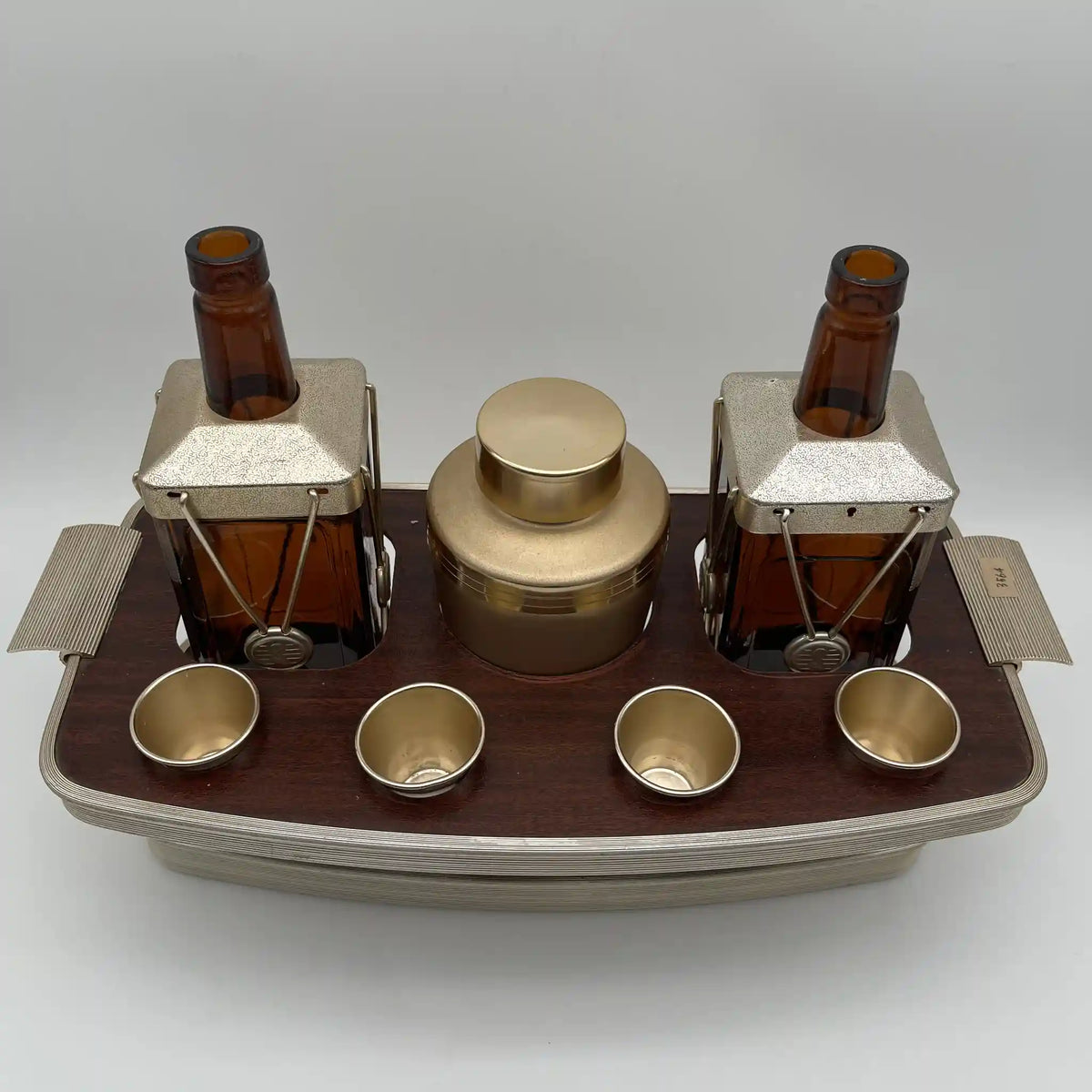 Swiss Harmony Inc. / Mini bar set / Late 1940s - early 1960s / America / With music box function / [Vintage]