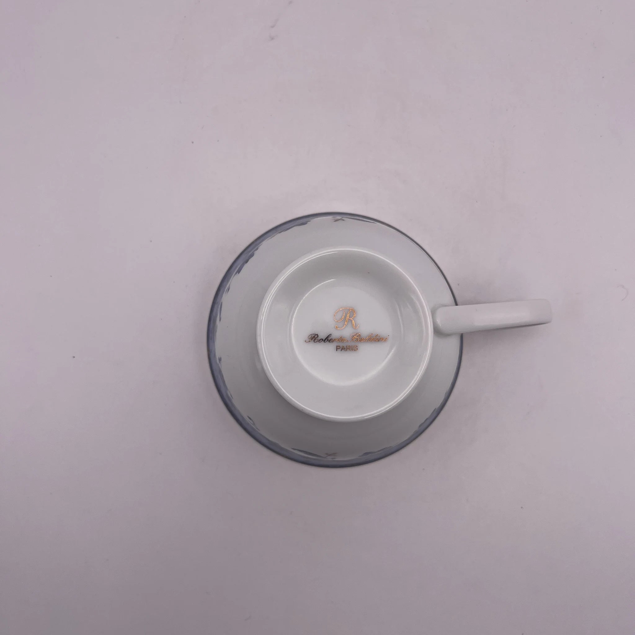 【リユース】 カップ＆ソーサーセット / Roberta Baldini PARIS(ロベルタ・バルディニ パリ) / イタリア