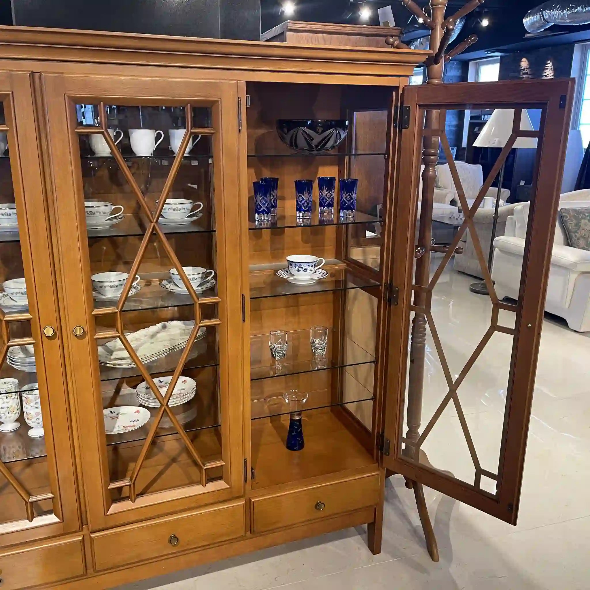 [Reused] Display Case / Karimoku Furniture / Wood, Glass, Metal / Japan