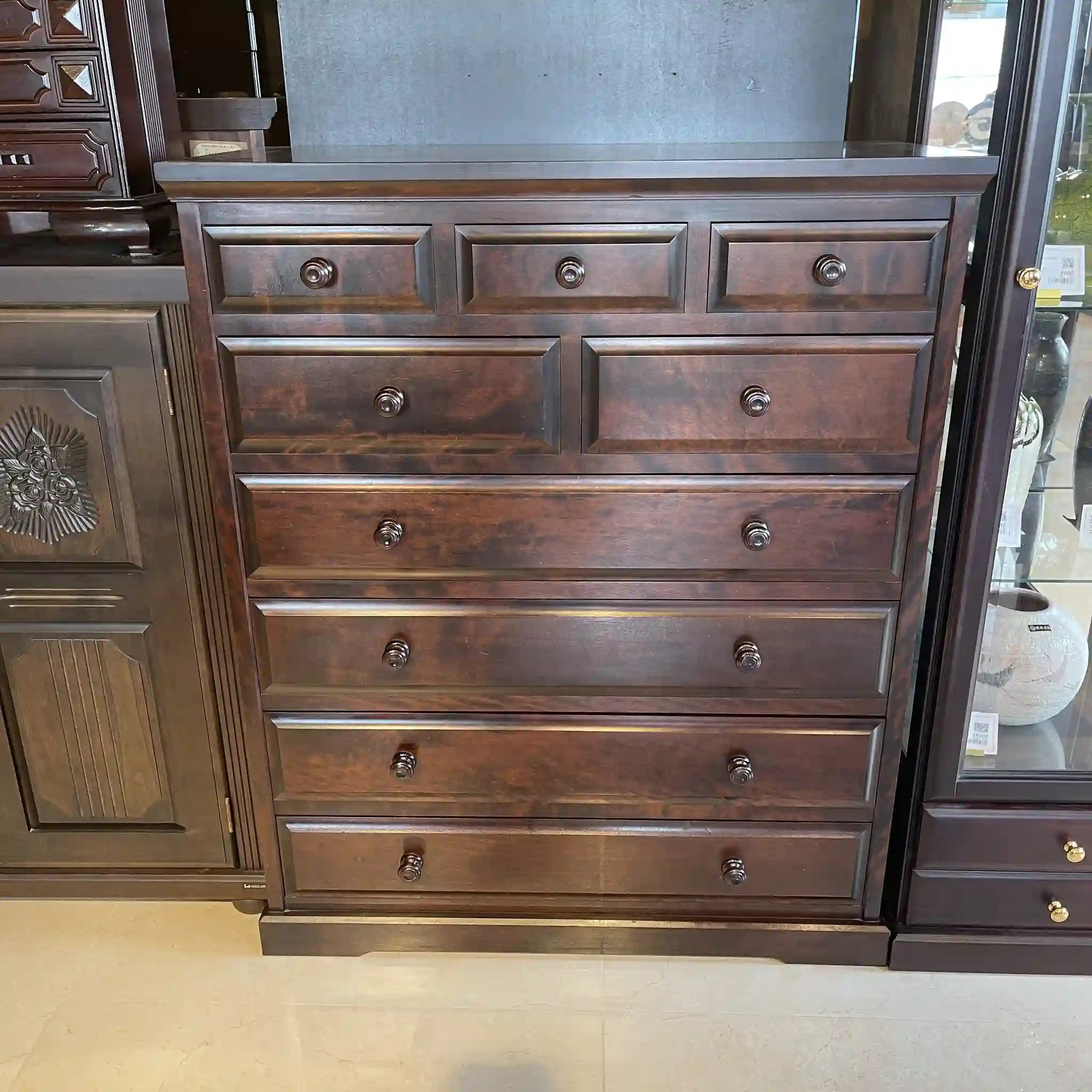 [再利用] 抽屜櫃，北海道民俗工藝家具（飛鎢產業）