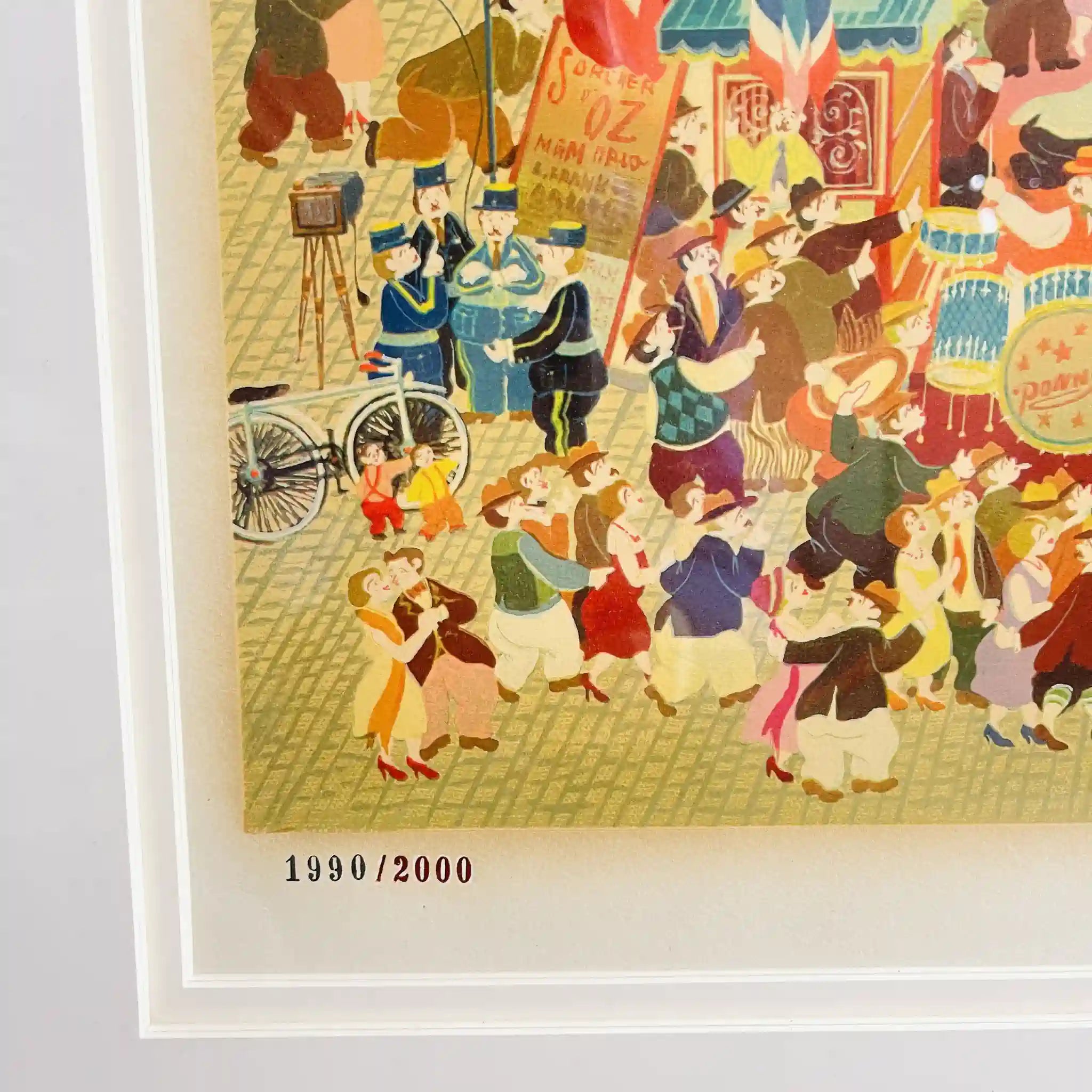 【リユース】 絵画(シルクスクリーン) / ヒロヤマガタ / "オズの魔法使い" / 1990年頃 / 限定2,000枚,エディションナンバーあり