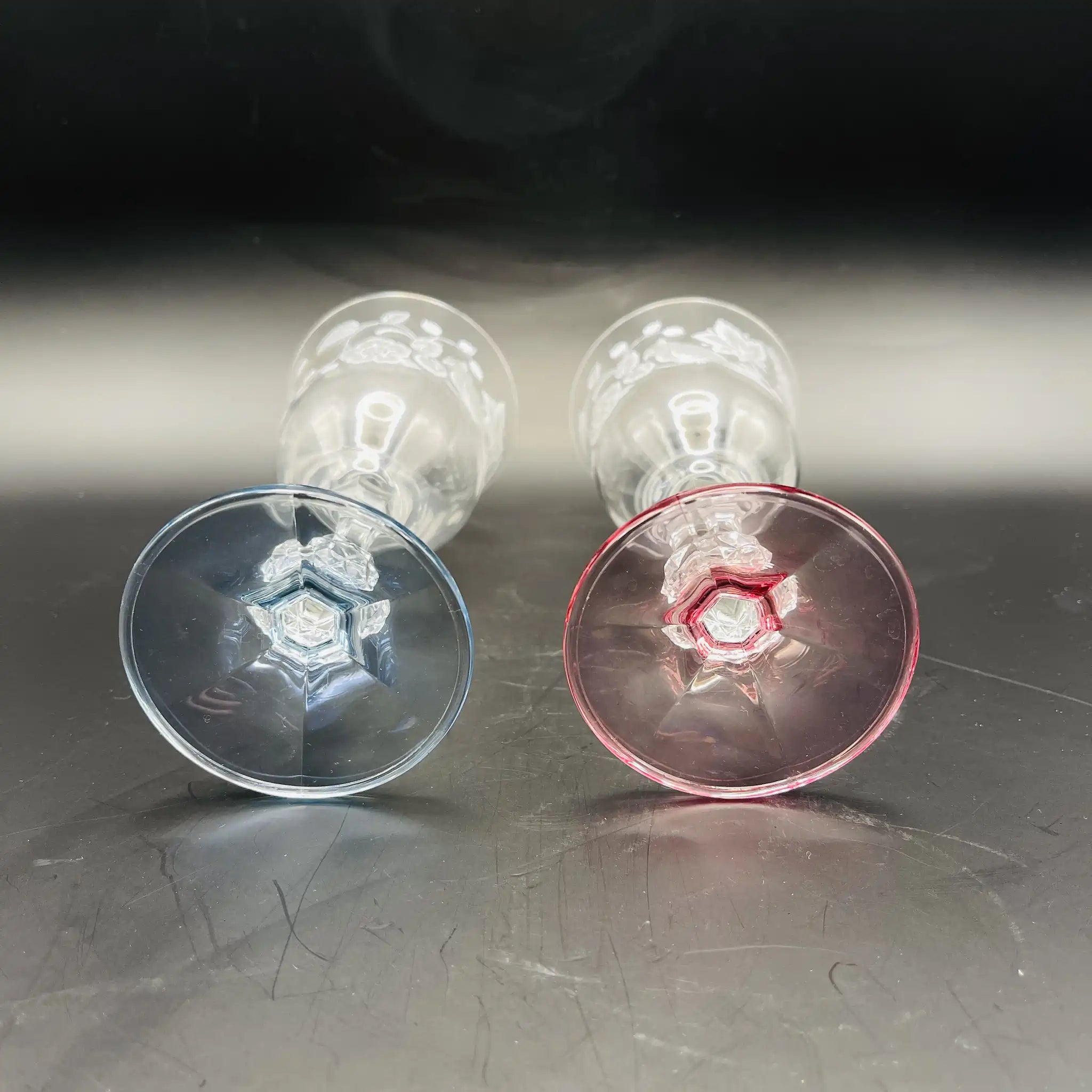 【リユース】 ペアワイングラス / IMUSA MULÉRU (イムサ ミュレール) / イギリス / 未使用 / 箱付き