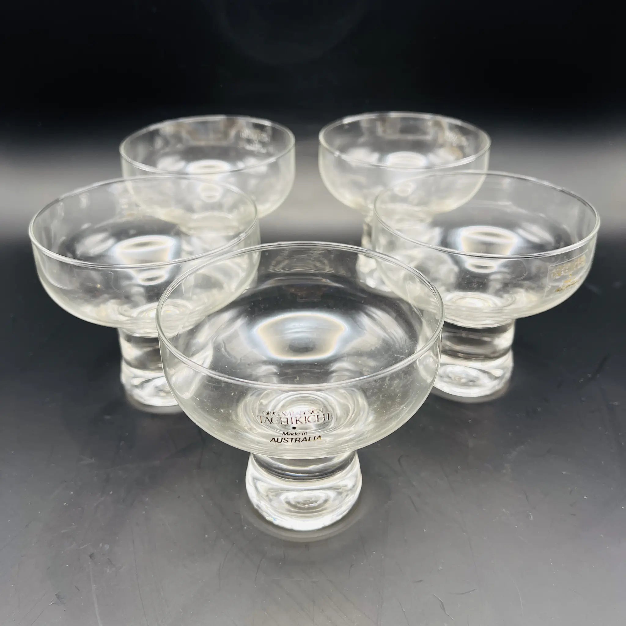 【リユース】 デザートカップ 5P / たち吉(TACHIKICHI) / Adam&Eve / 未使用 / 箱付き