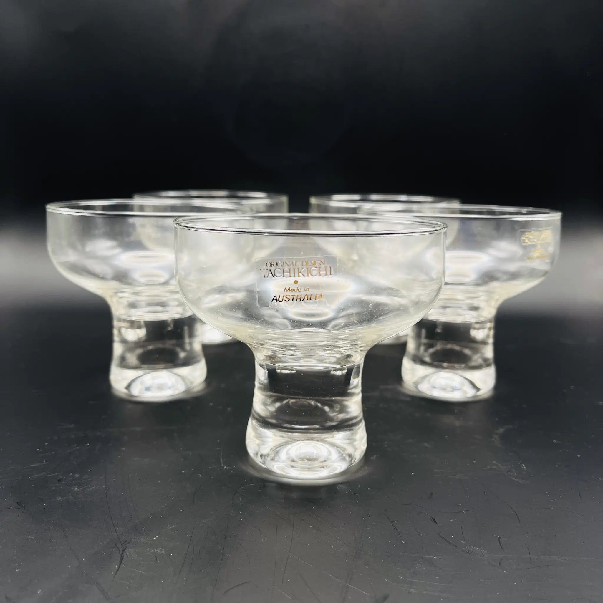 【リユース】 デザートカップ 5P / たち吉(TACHIKICHI) / Adam&Eve / 未使用 / 箱付き