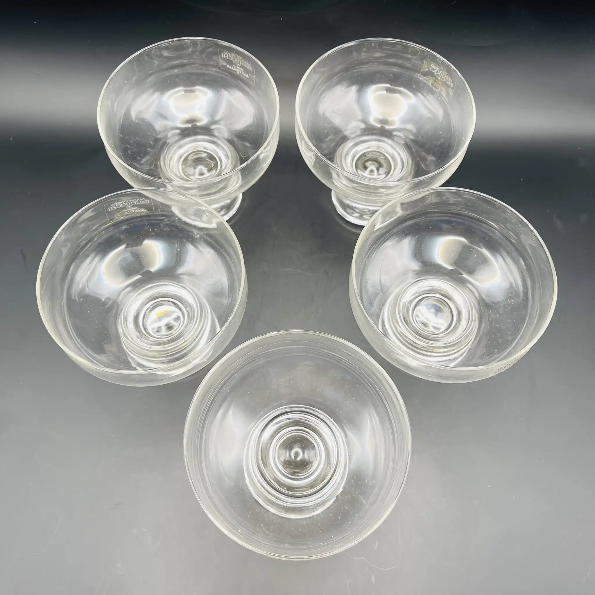 【リユース】 デザートカップ 5P / たち吉(TACHIKICHI) / Adam&Eve / 未使用 / 箱付き