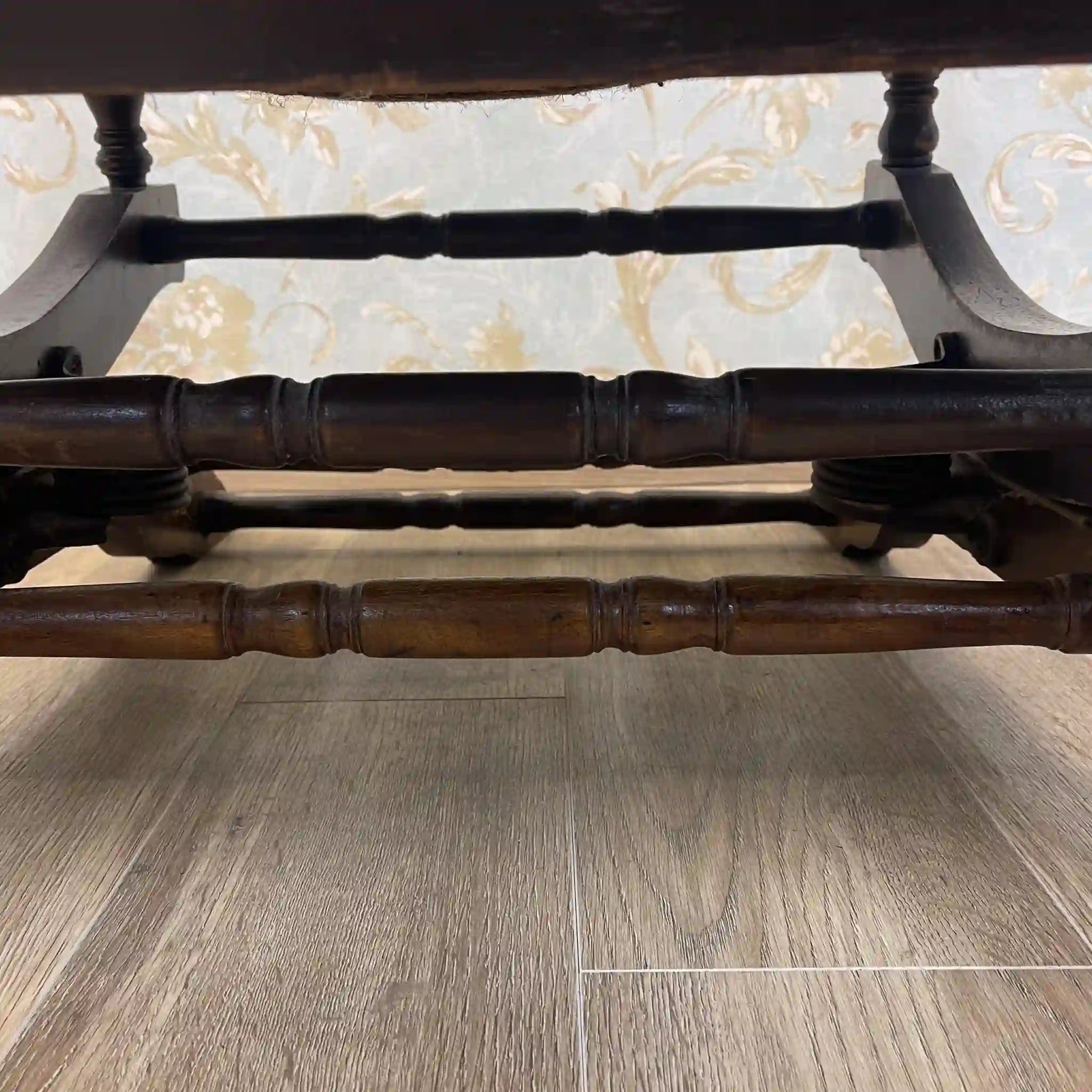 【アンティーク】 ロッキングチェア / 挽物細工,ターニング,スプリング機構