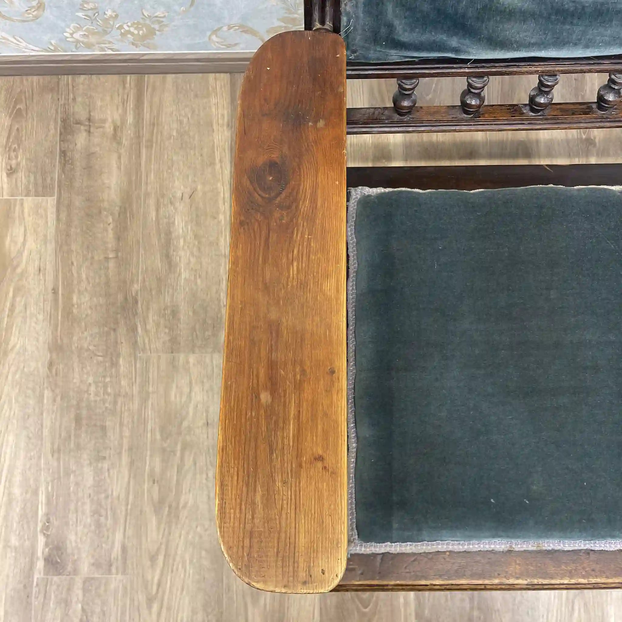 【アンティーク】 ロッキングチェア / 挽物細工,ターニング,スプリング機構