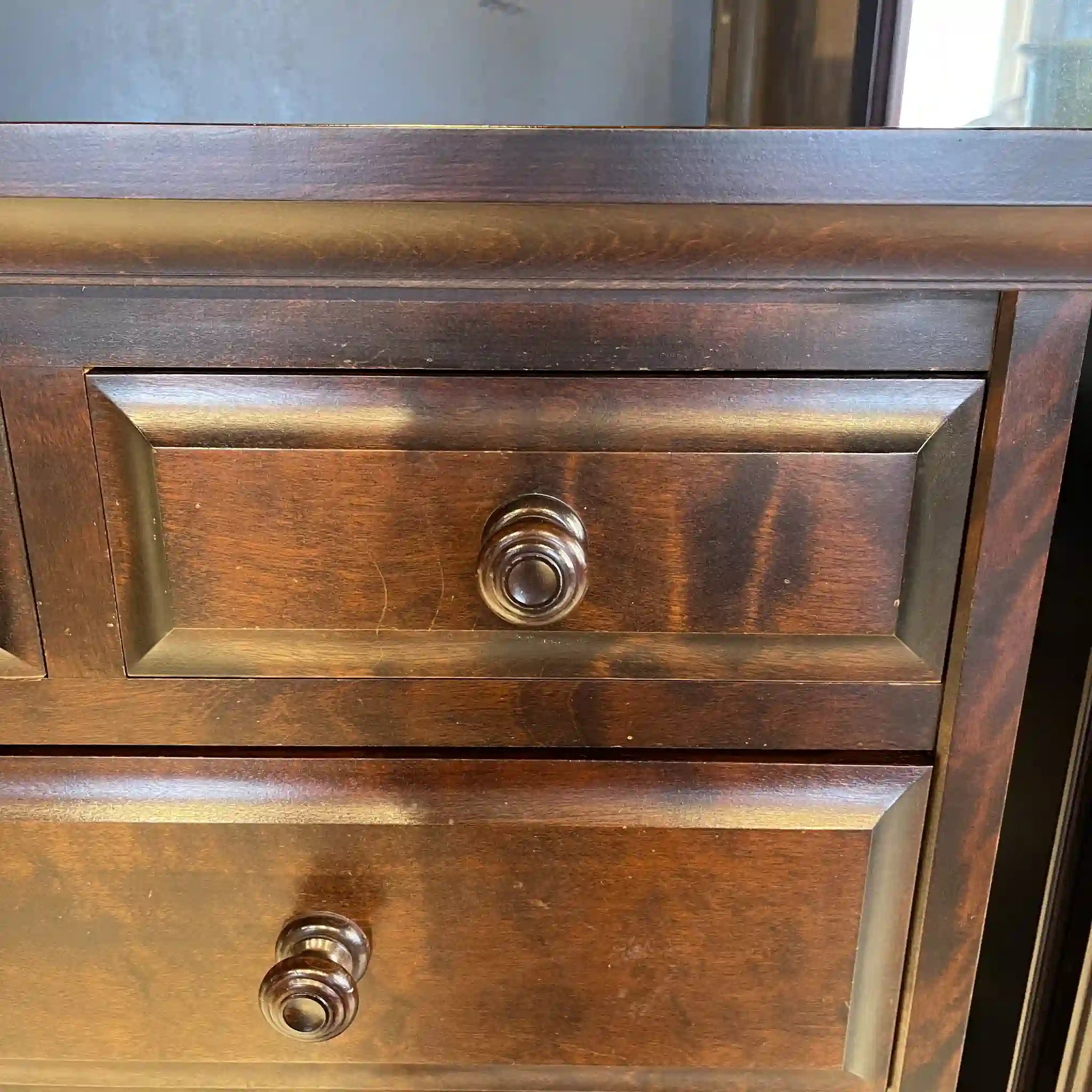 [再利用] 抽屜櫃，北海道民俗工藝家具（飛鎢產業）