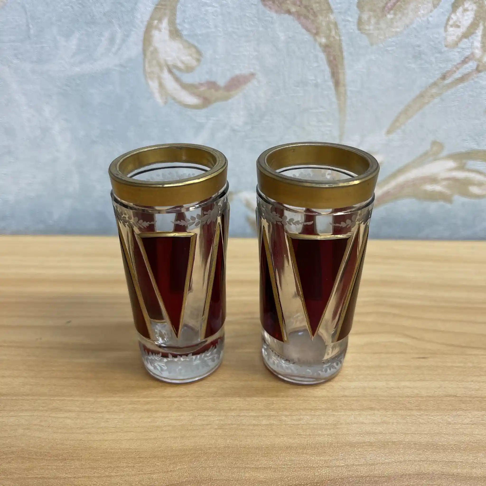 【ビンテージ】 ショットグラス2P