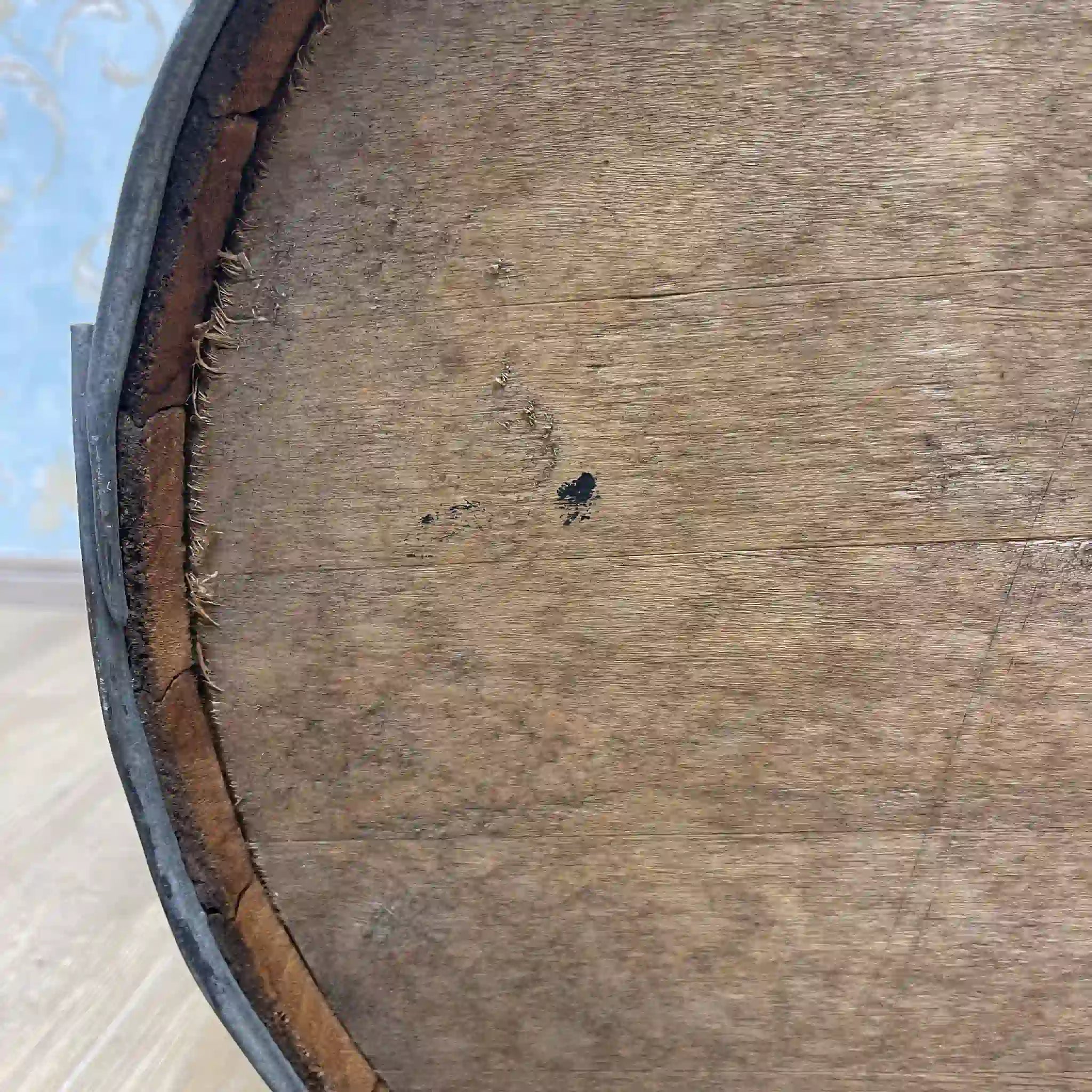 復古咖啡桶（木桶，金屬箍）