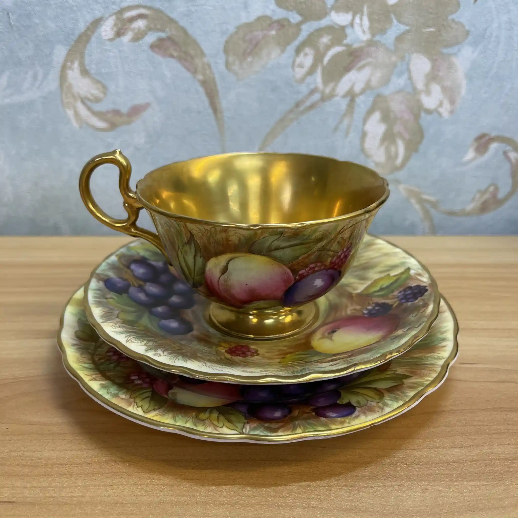 【ビンテージ】 トリオ（C&S＋デザートプレート）