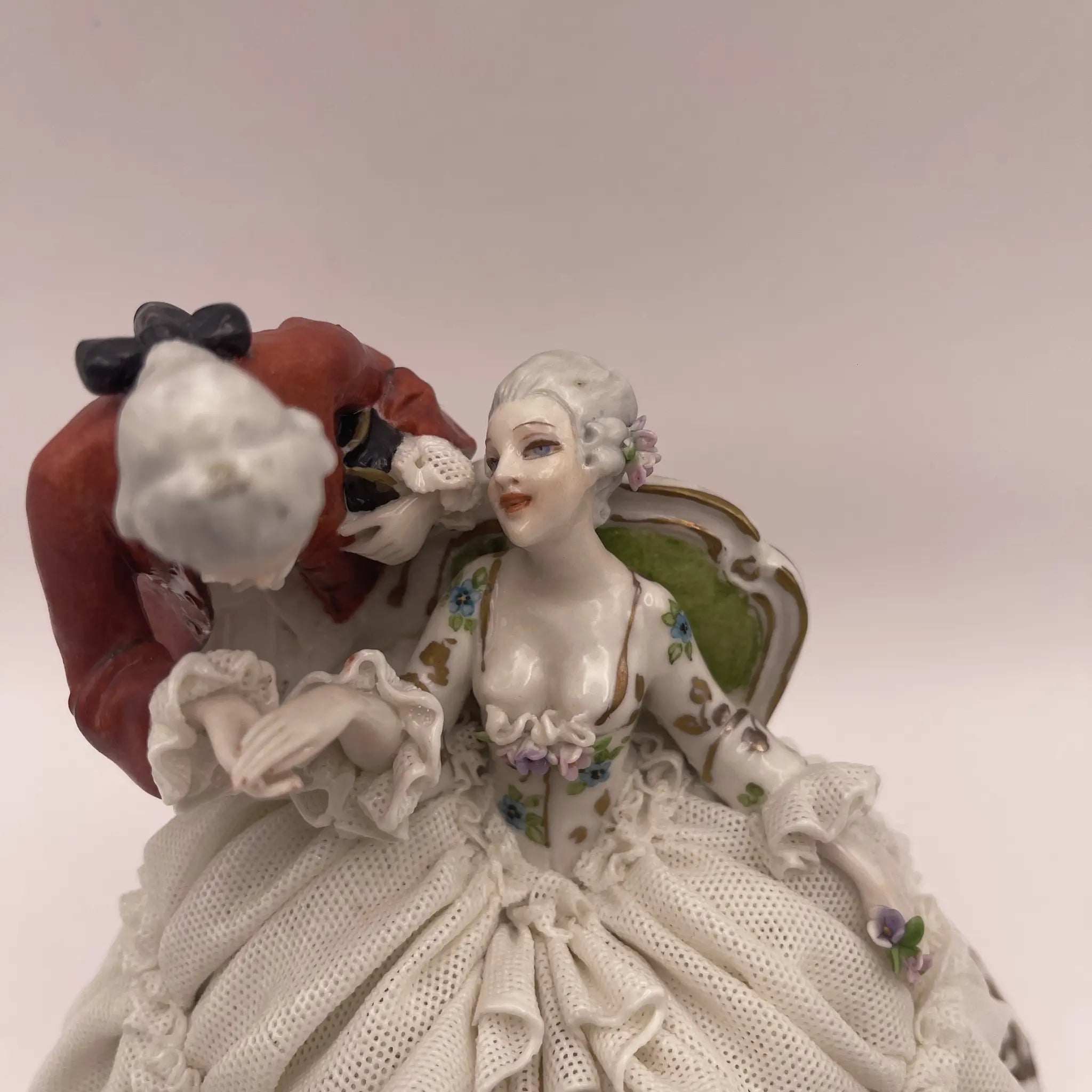 【ビンテージ】 フィギュリン / ルイージ・ファブリス（Luigi Fabris) / ポーセリン・レースドール / ポーセリン / イタリア