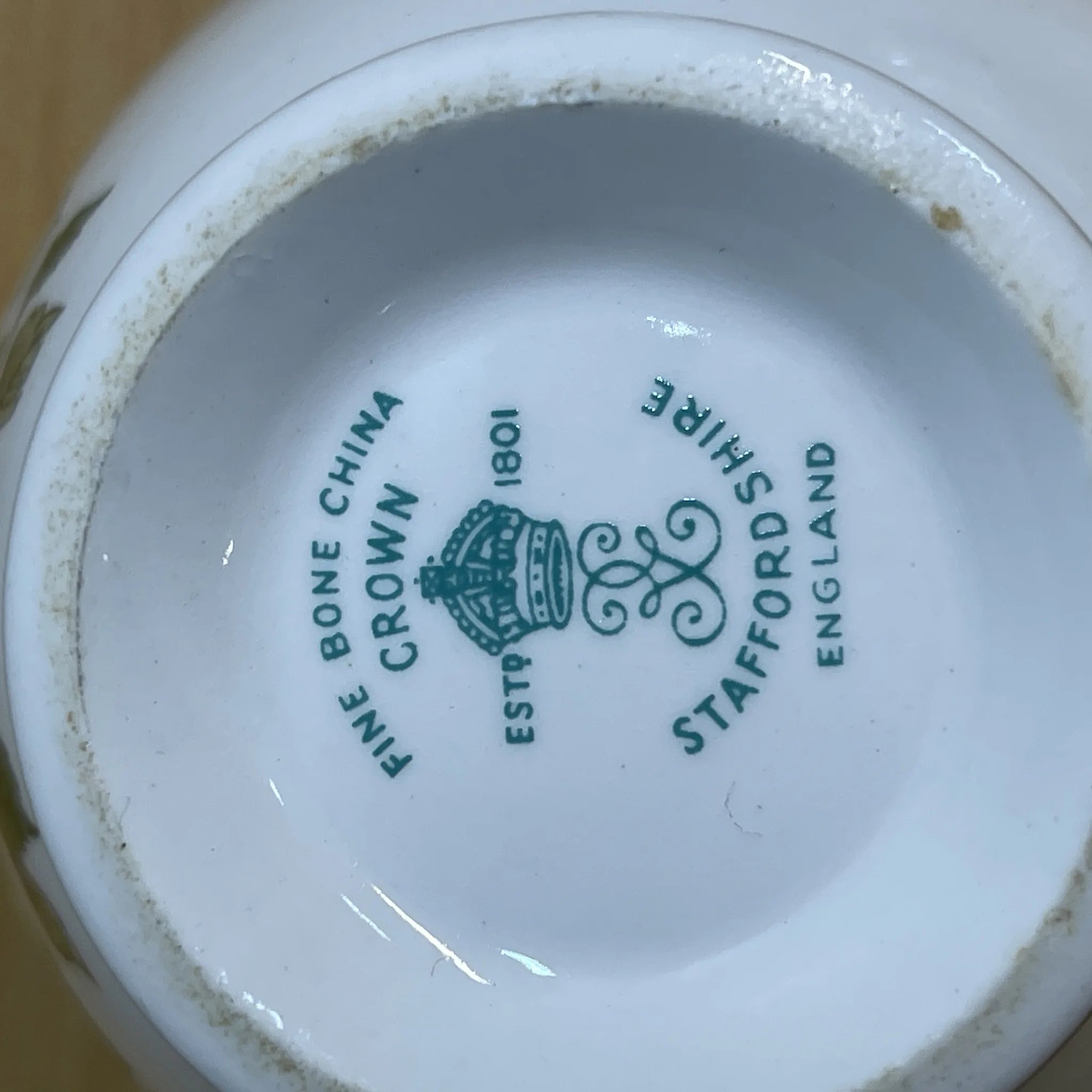 [Antique] Trio (C&S + dessert plate) + dessert plate