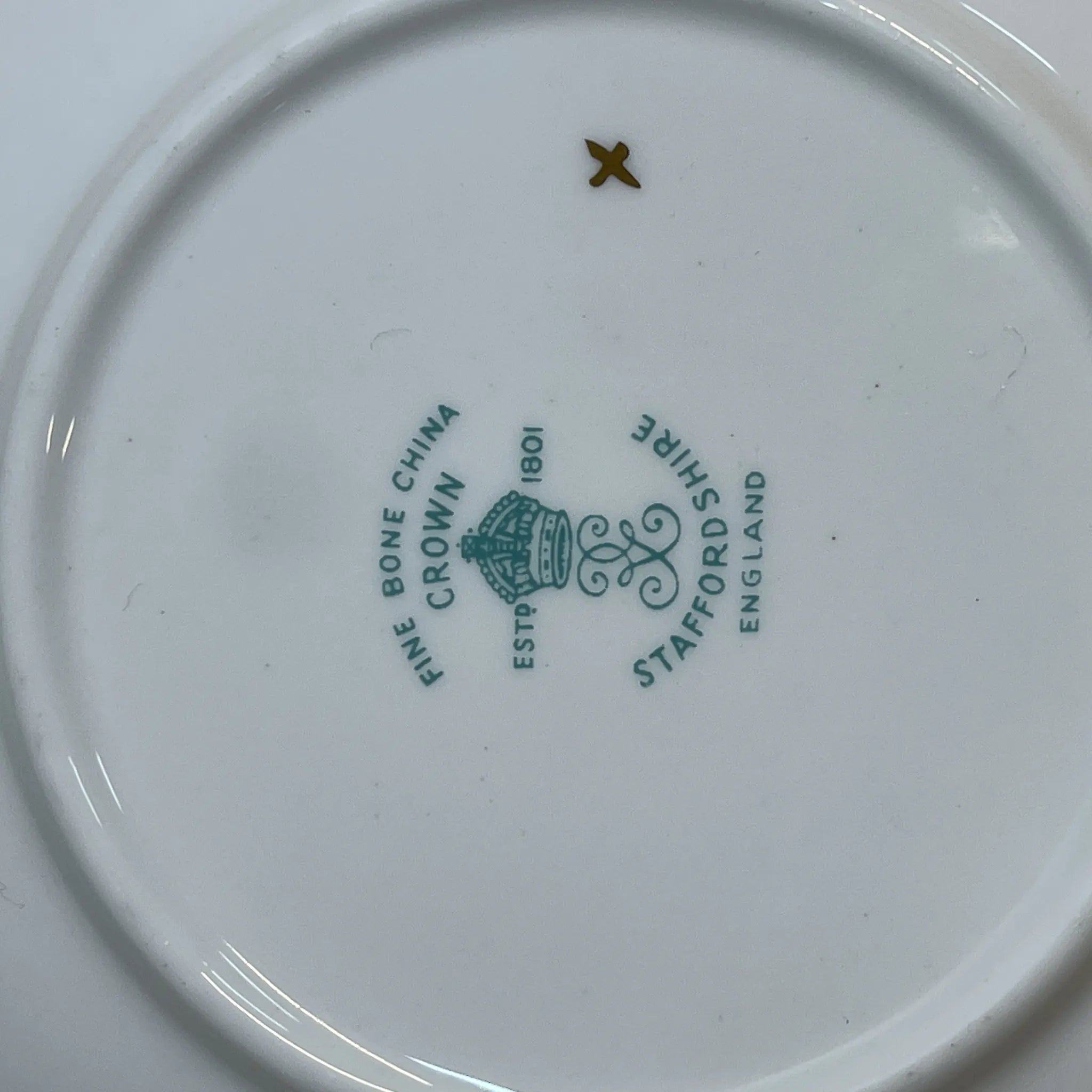 [Antique] Trio (C&S + dessert plate) + dessert plate