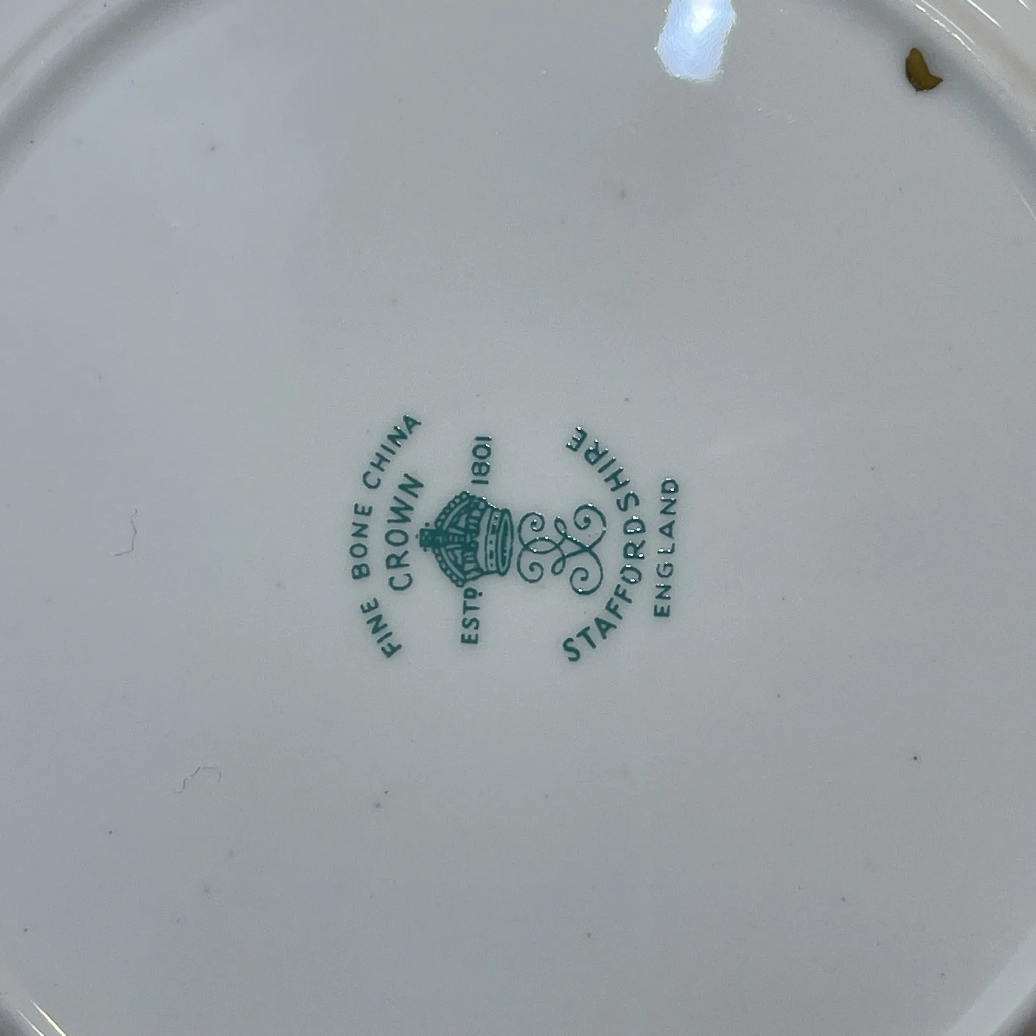 [Antique] Trio (C&S + dessert plate) + dessert plate