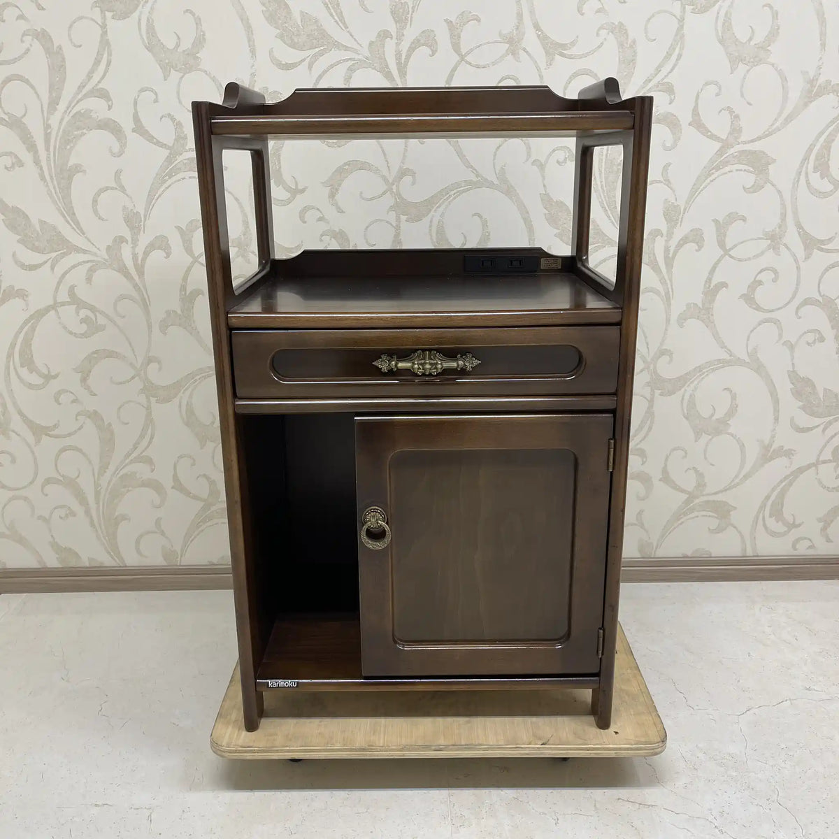 カリモク家具 / テレフォンラック(電話台) / COLONIAL(コロニアル カリモク家具 / テレフォンラック(電話台) / COLONIAL(コロニアル
