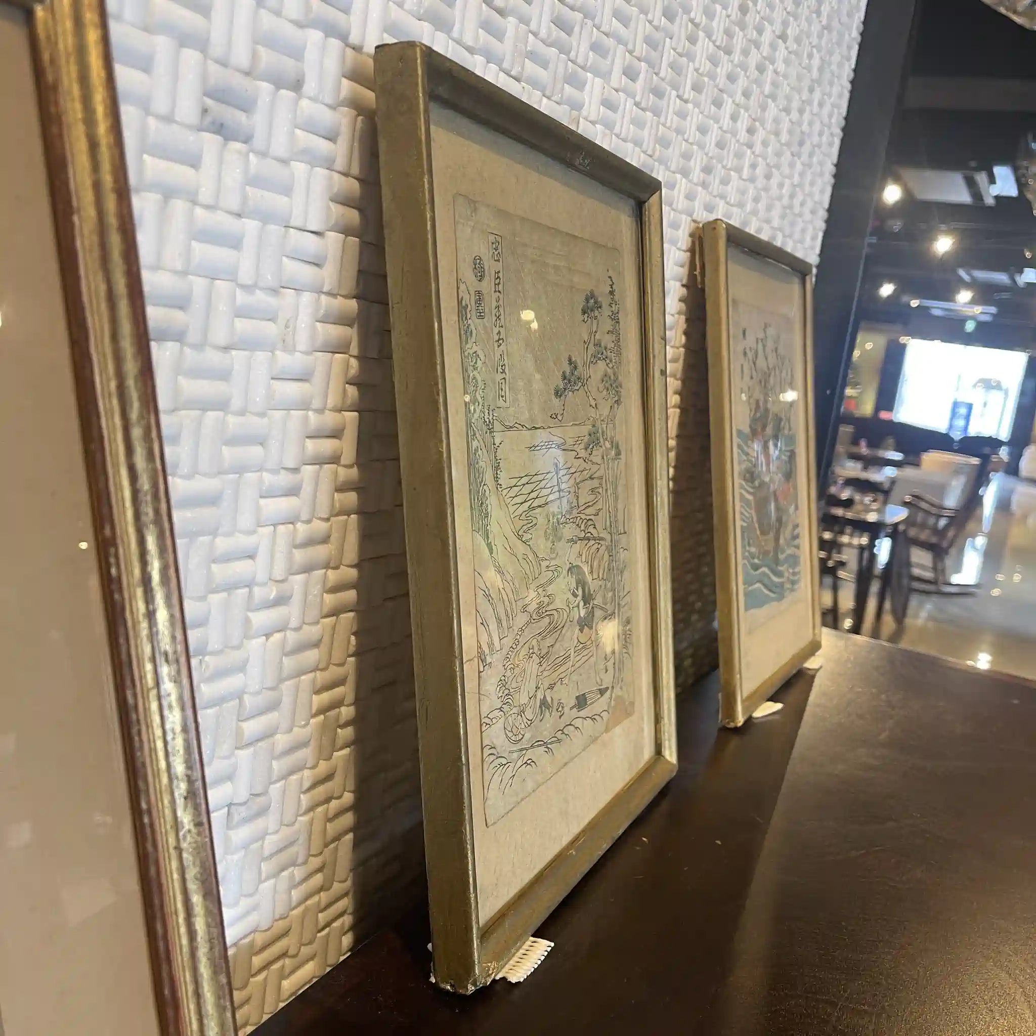 【アンティーク】 浮世絵 / 葛飾北斎 / 「忠臣義去慢園」 / 1700年代 / 錦絵 フランス直輸入