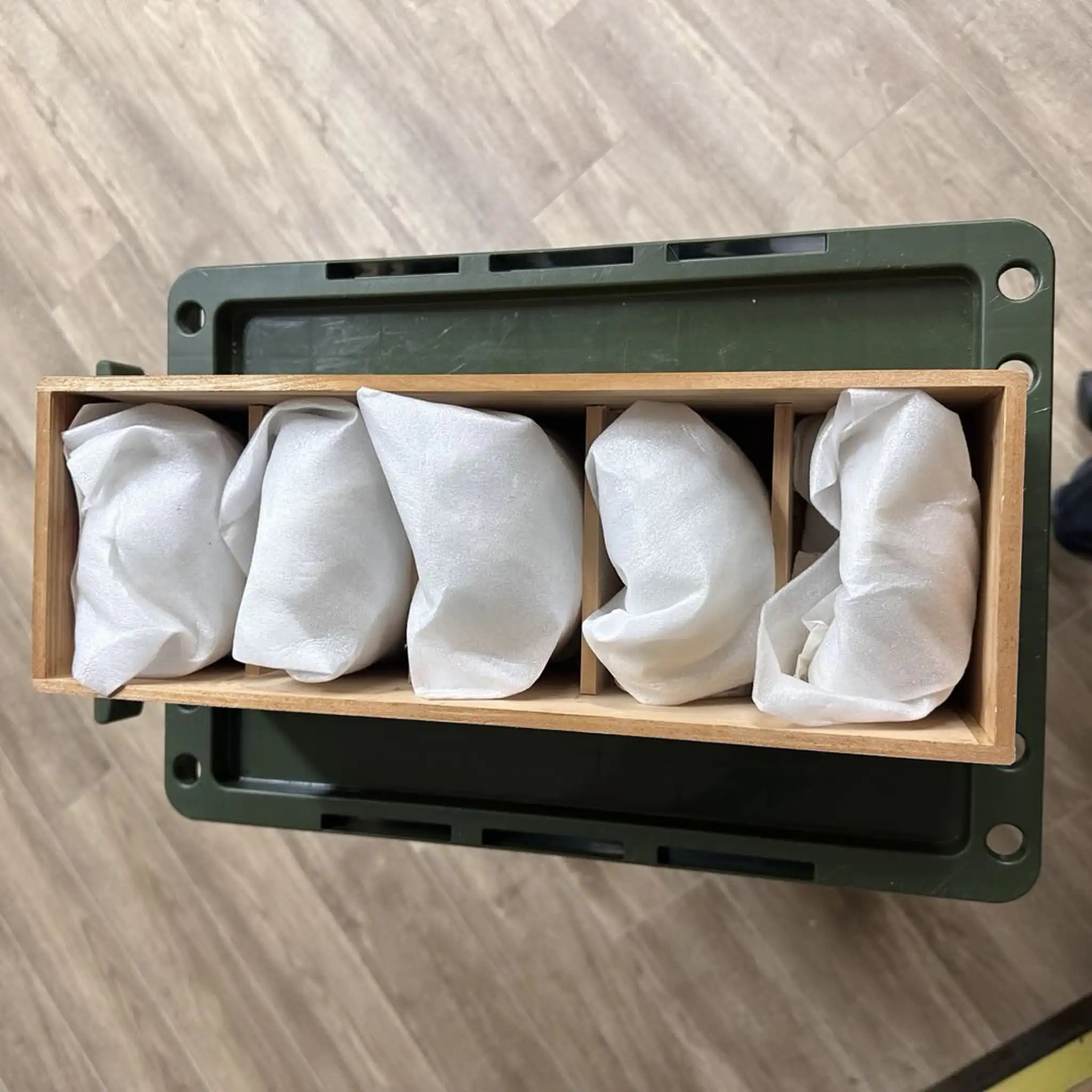 【リユース】 深小鉢 5P / 陶和 / 九谷焼 / 日本 / 箱付き