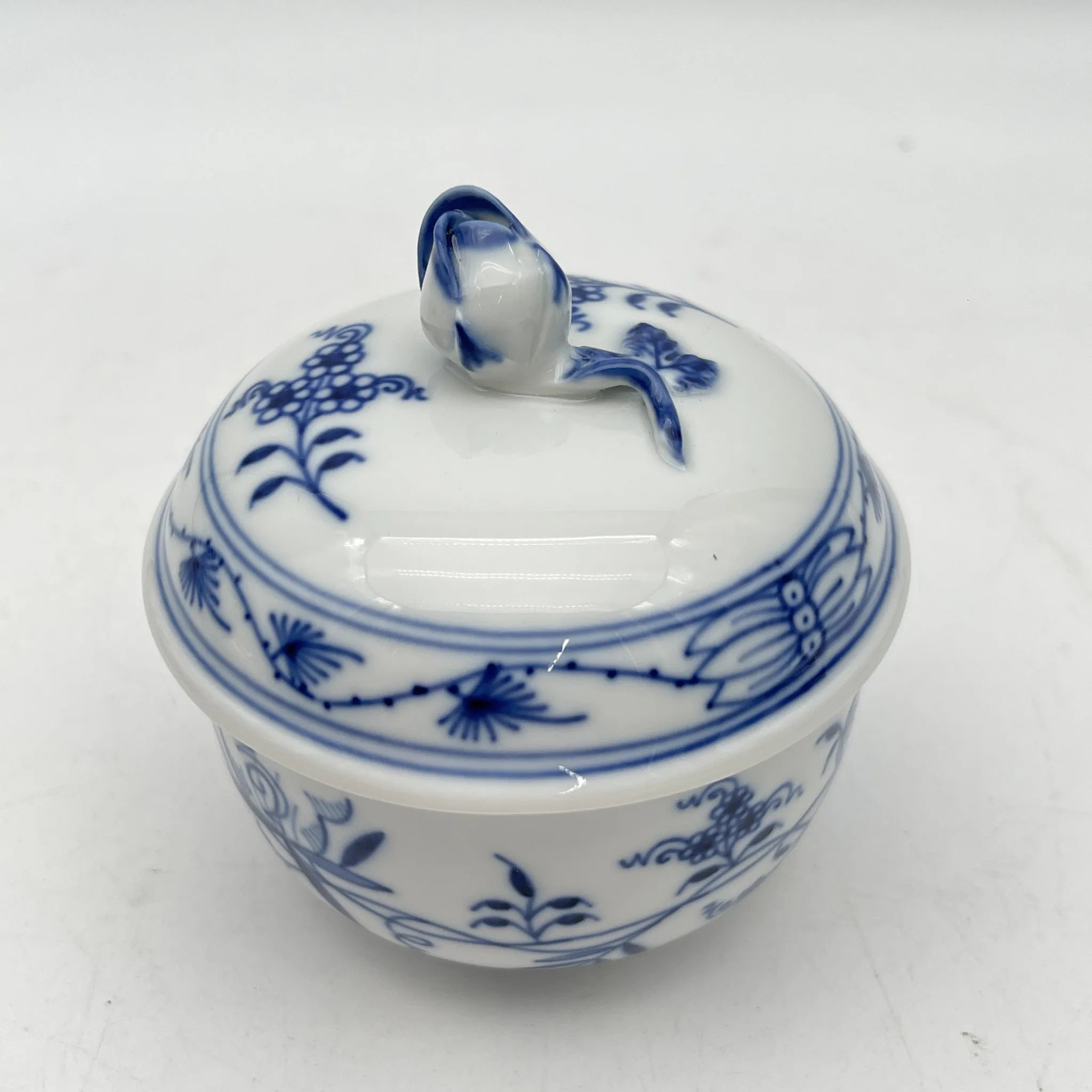 Meissen (マイセン) / ティーセット (ティーポット, クリーマー, シュガーポット) / Blue Onion / 推定20C後期 / 磁器 / ドイツ / [リユース]