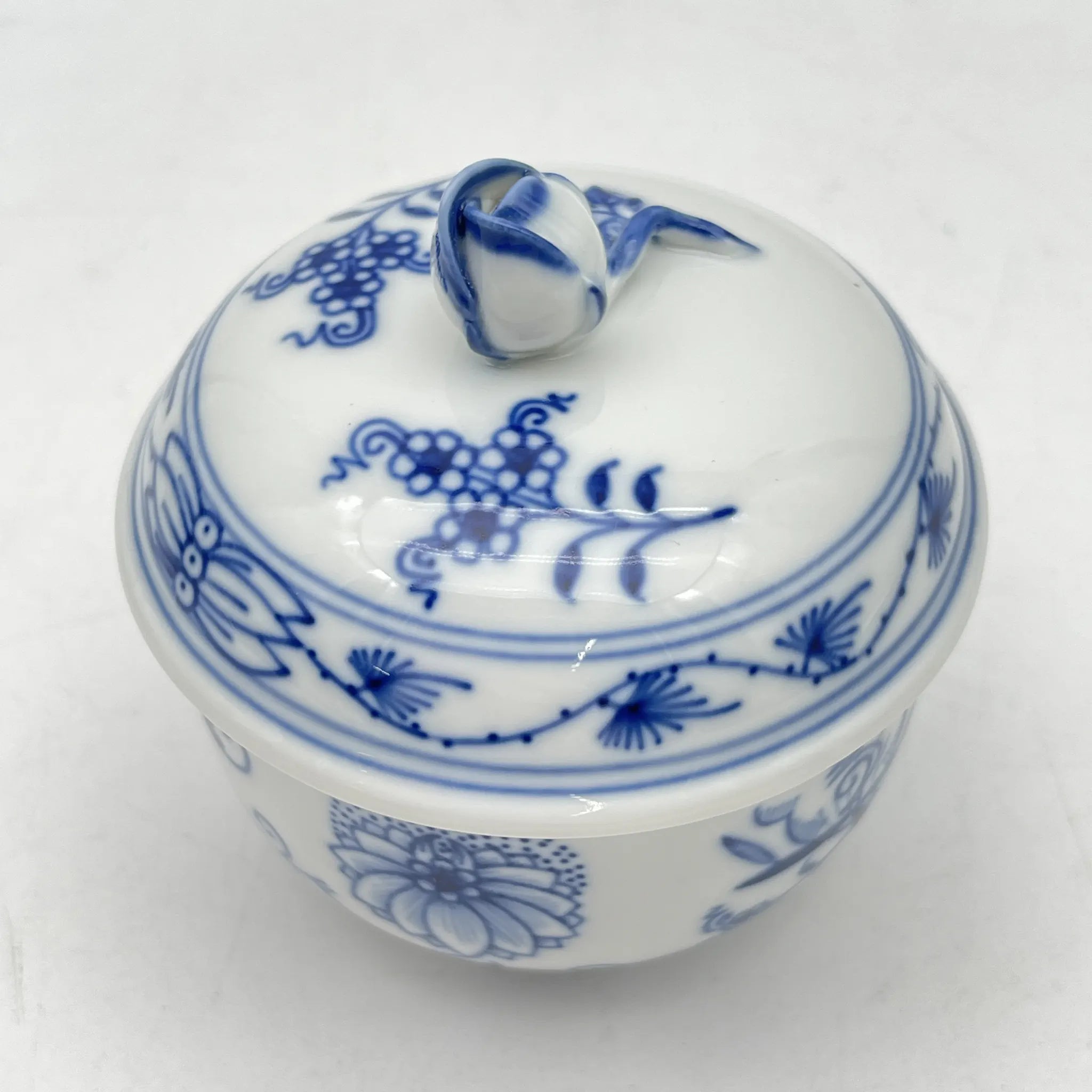 Meissen (マイセン) / ティーセット (ティーポット, クリーマー, シュガーポット) / Blue Onion / 推定20C後期 / 磁器 / ドイツ / [リユース]