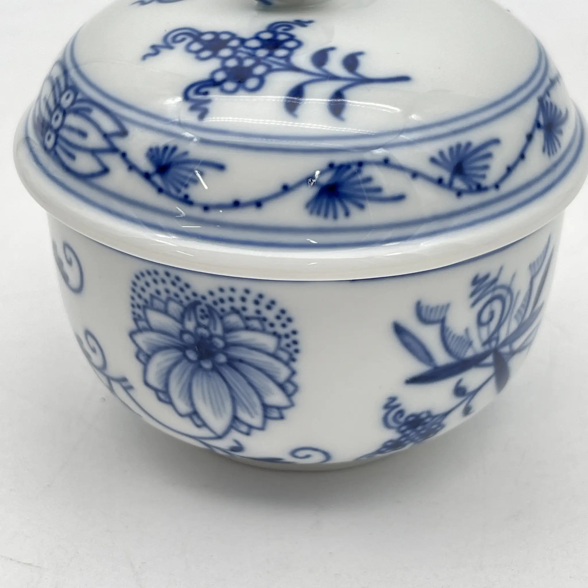 Meissen (マイセン) / ティーセット (ティーポット, クリーマー, シュガーポット) / Blue Onion / 推定20C後期 / 磁器 / ドイツ / [リユース]