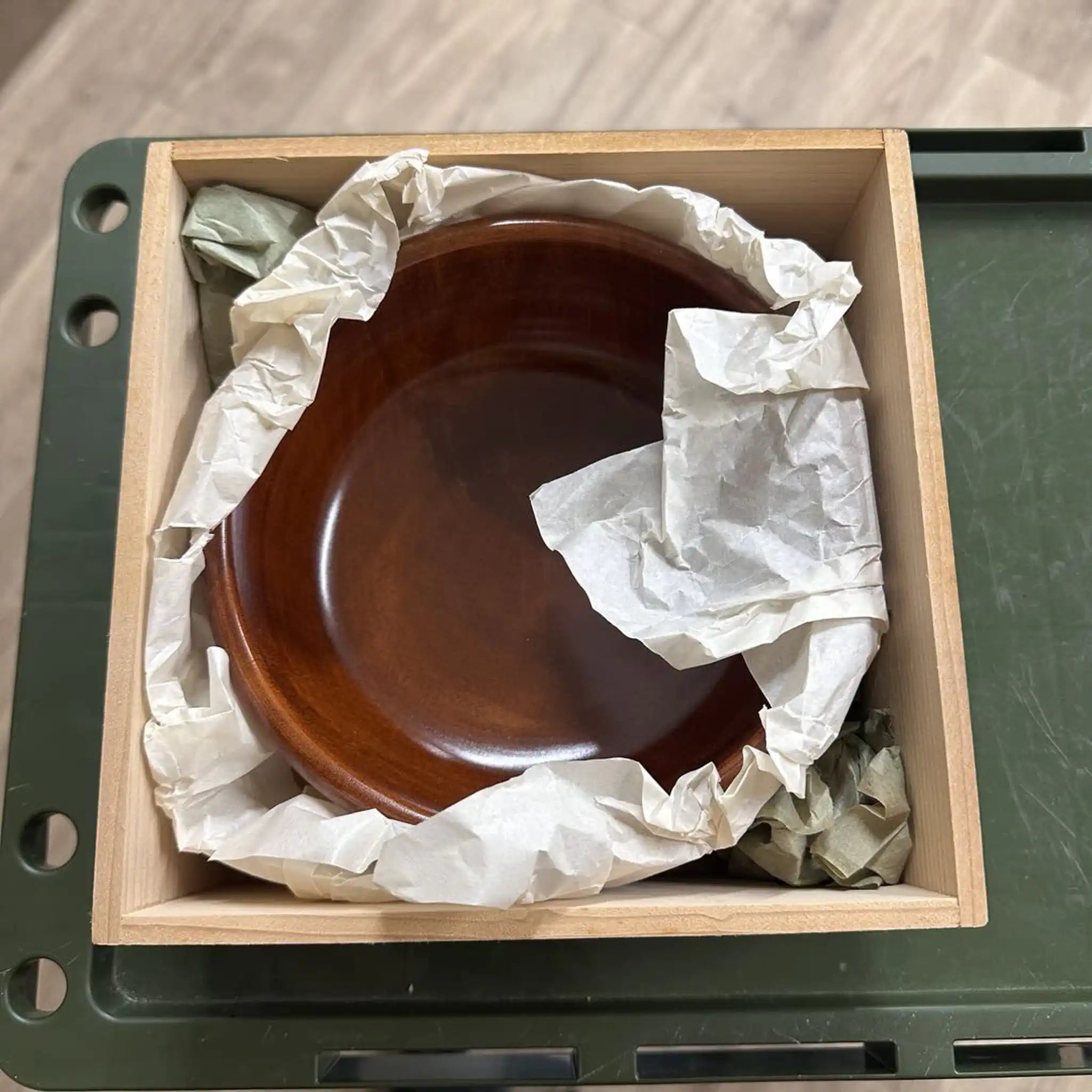 【リユース】 菓子鉢 / 万葉作 / 美術漆器 / 日本 / 箱付き