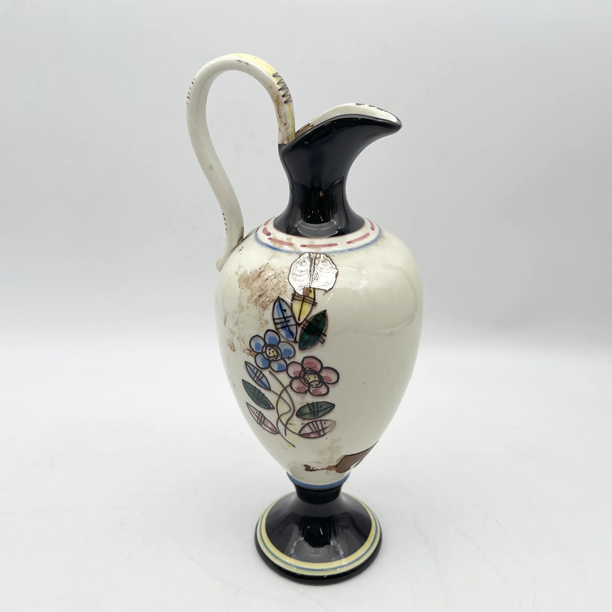 [Vintage] Pitcher / Estimated mid-20C / Pottery / Italy