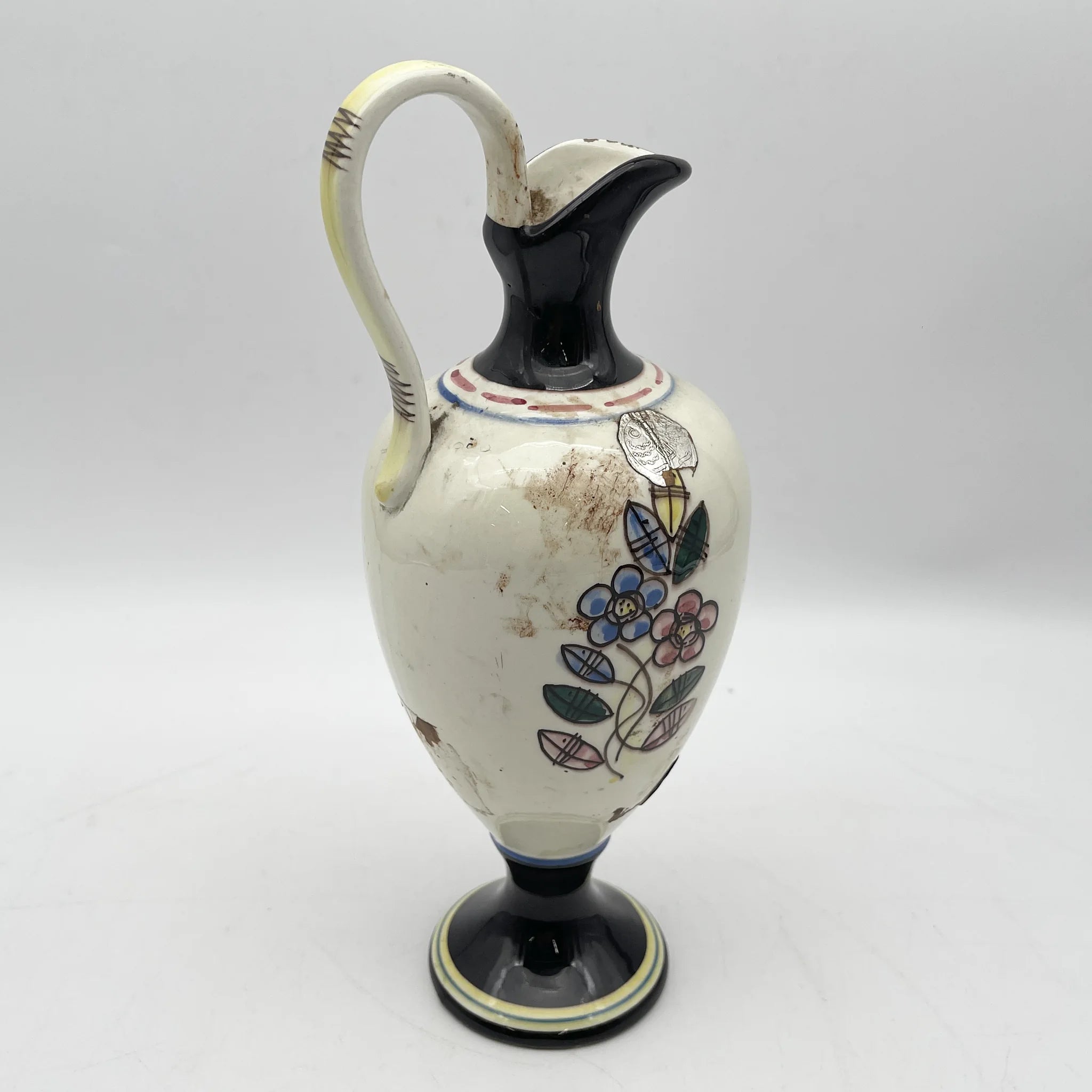 [Vintage] Pitcher / Estimated mid-20C / Pottery / Italy