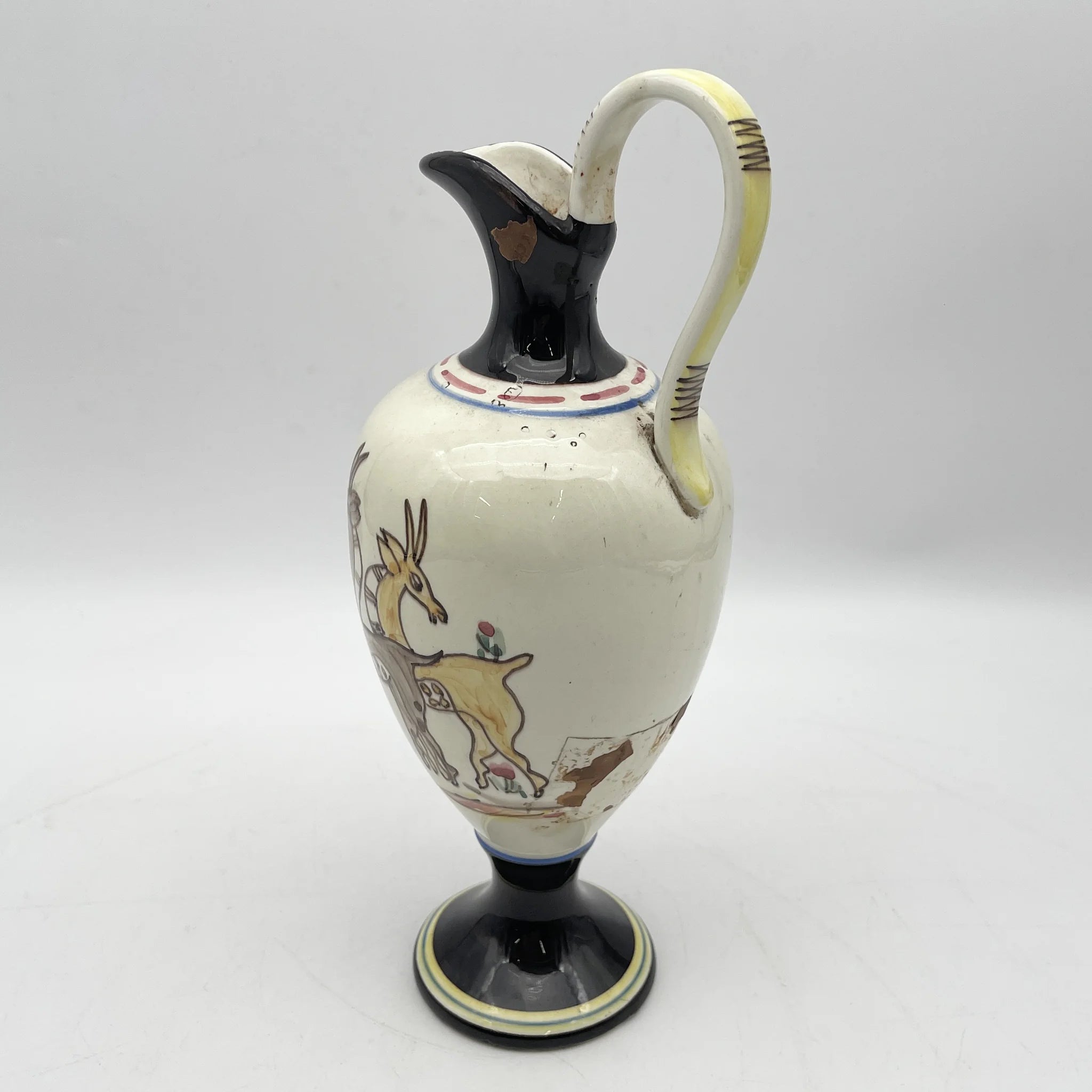 [Vintage] Pitcher / Estimated mid-20C / Pottery / Italy