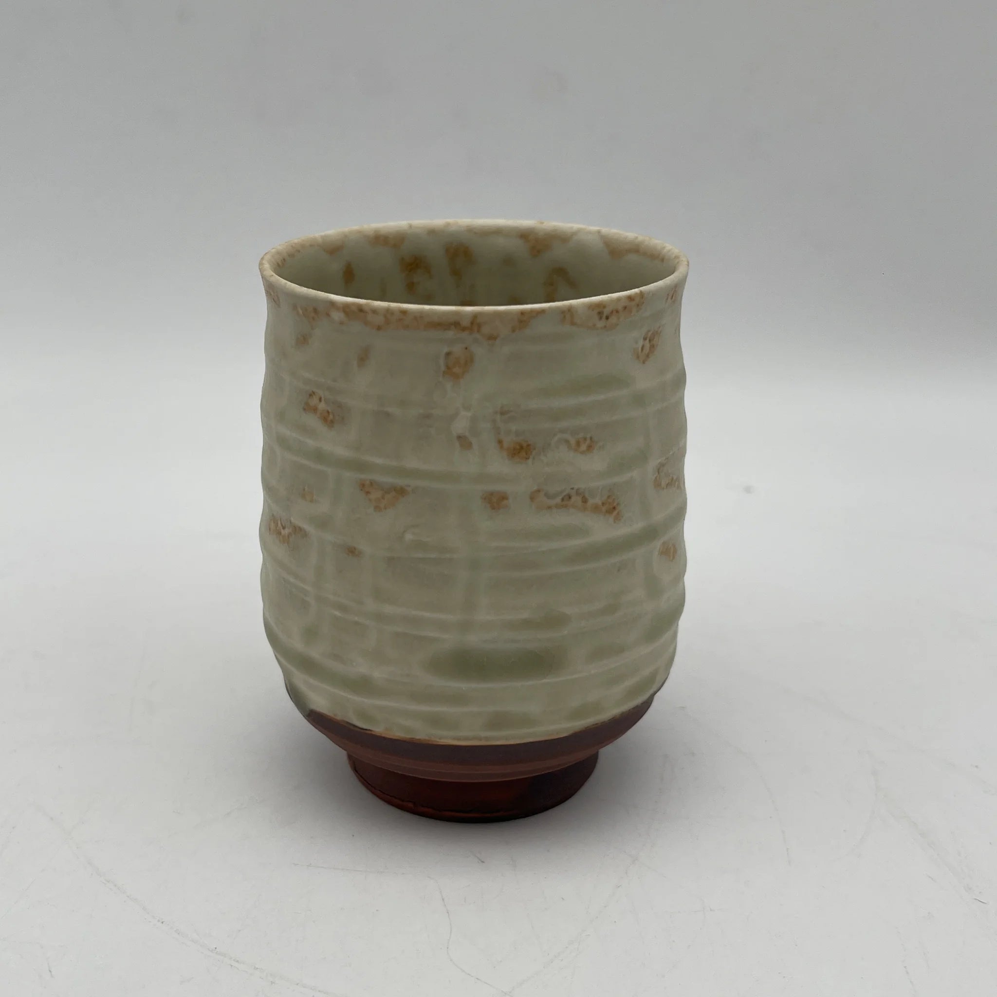 【再利用】茶碗/陶器/日本/珍珠釉，带箱