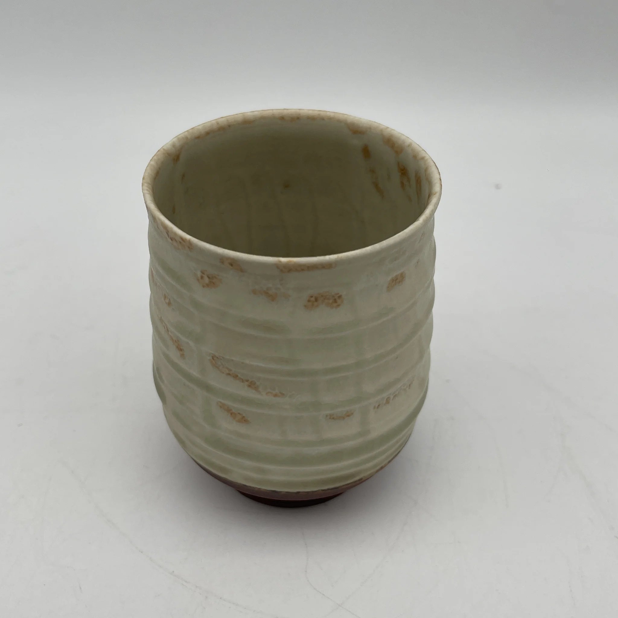 【再利用】茶碗/陶器/日本/珍珠釉，带箱
