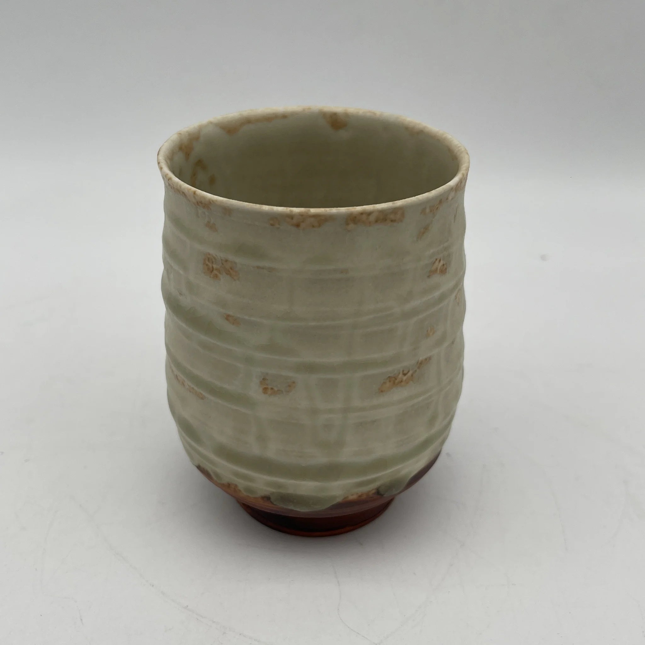 【再利用】茶碗/陶器/日本/珍珠釉，带箱