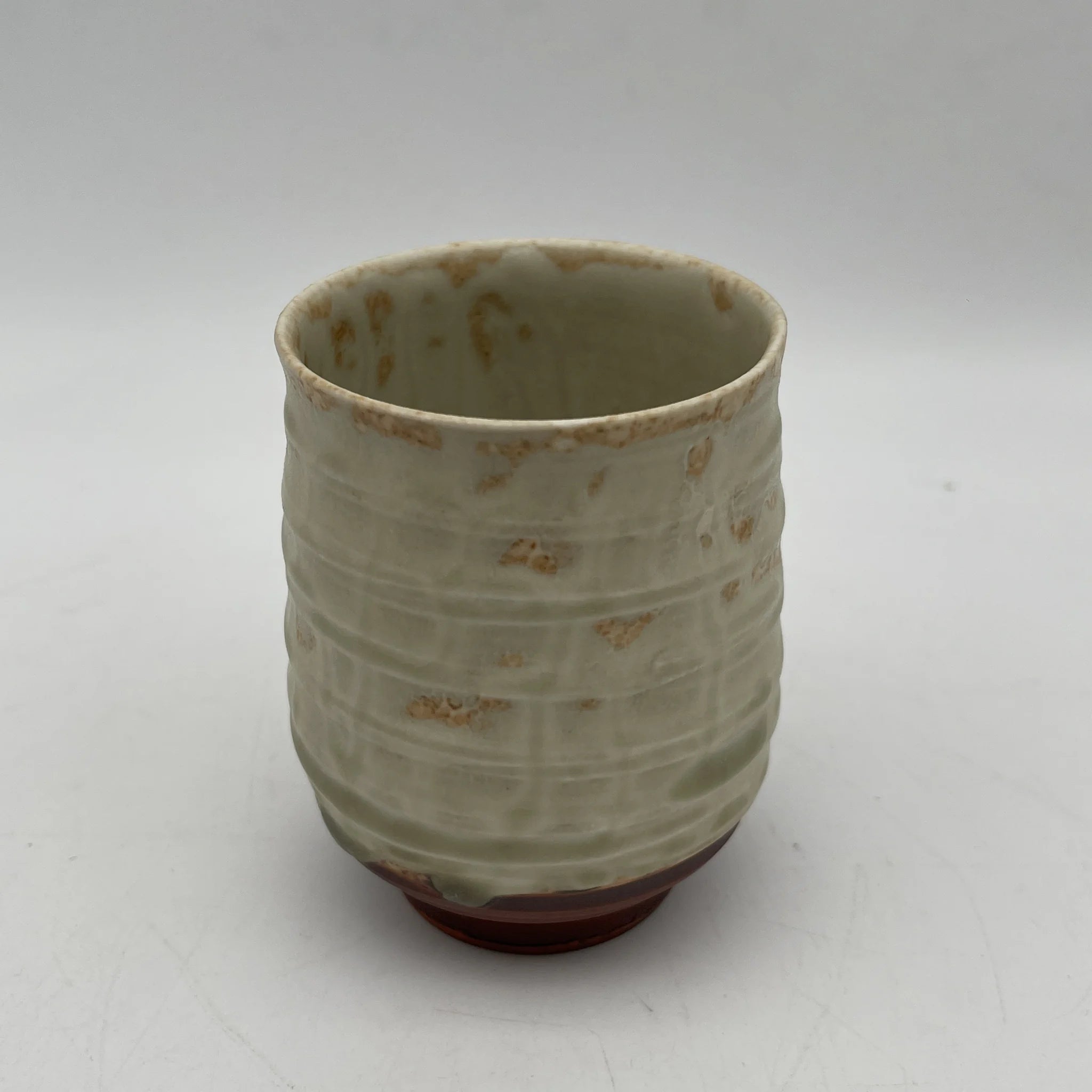 【再利用】茶碗/陶器/日本/珍珠釉，带箱