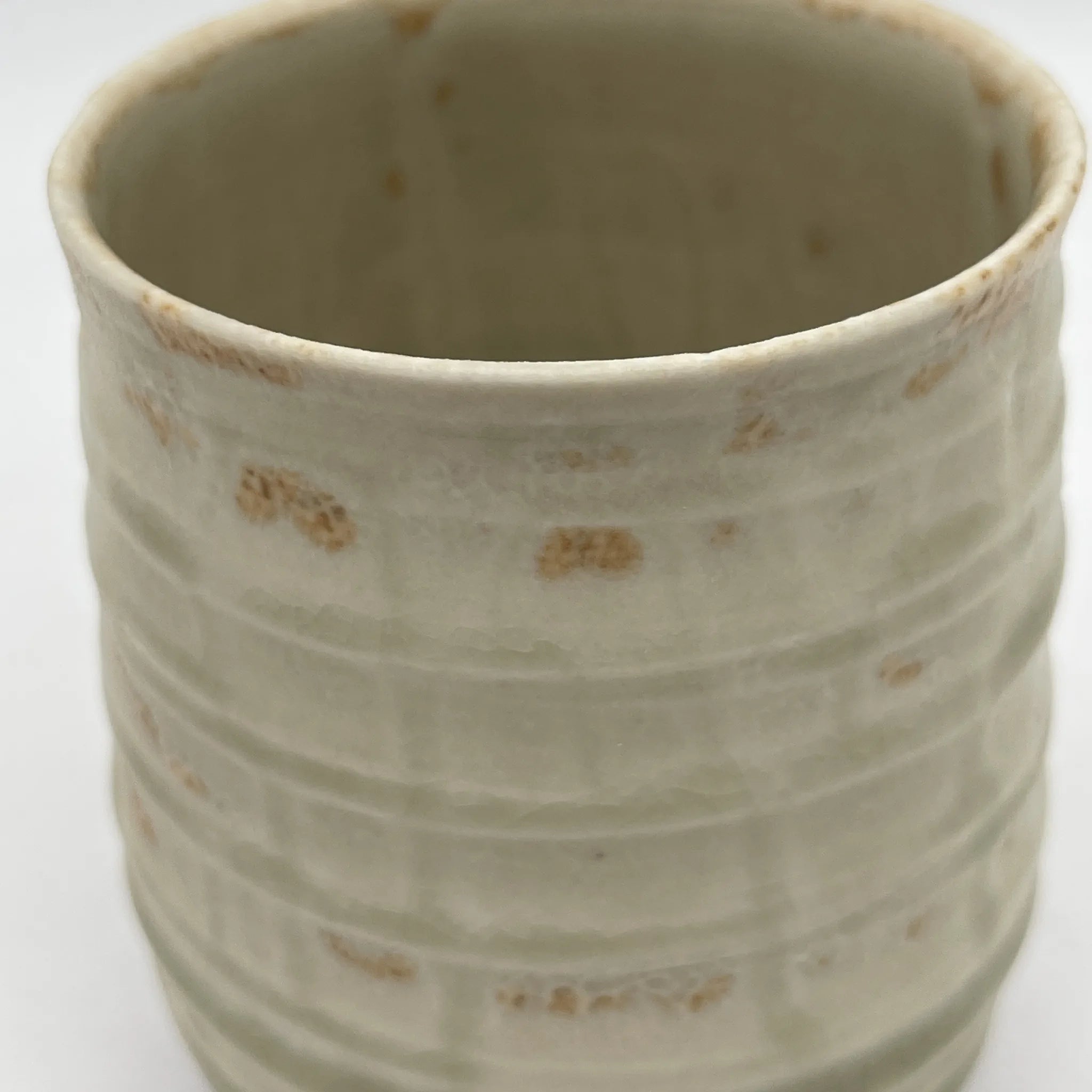 【再利用】茶碗/陶器/日本/珍珠釉，带箱