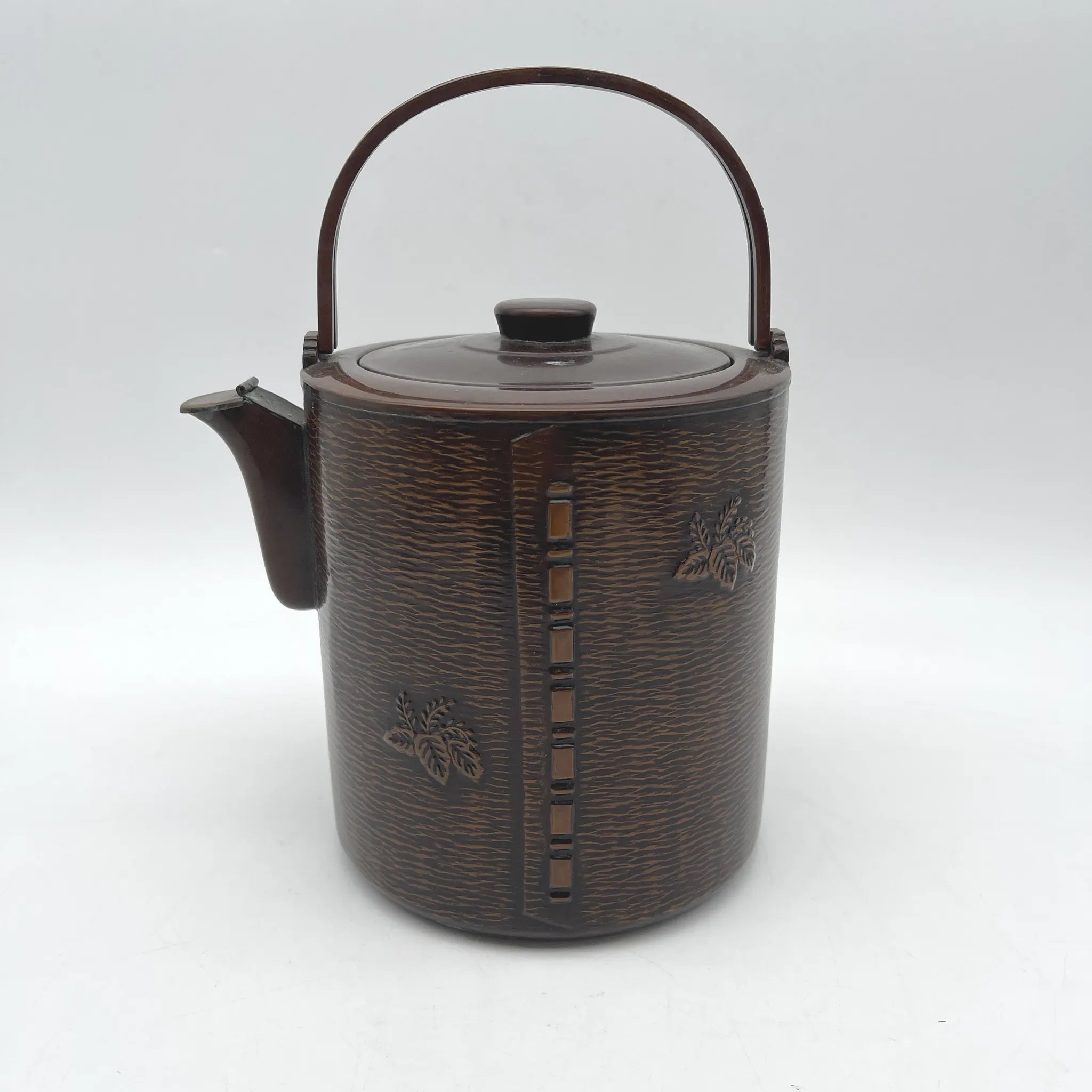 【复古】水次（水注）/金正堂/推定20c后期/铜/日本/桐文，锤目
