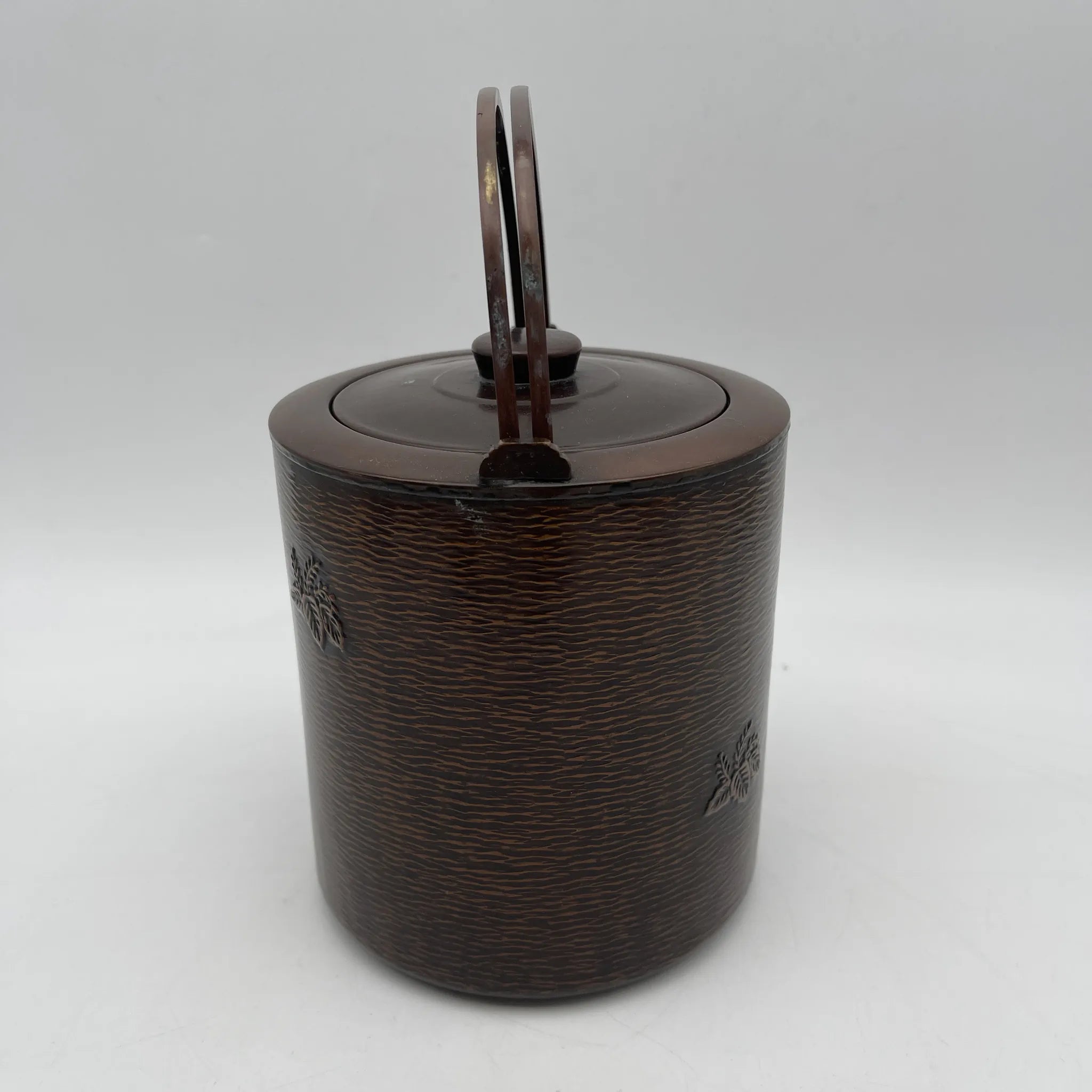 [Vintage] Mizutsugi (water note) / Konseido / Estimated late 20C / Copper / Japan / Kiri pattern, hammered