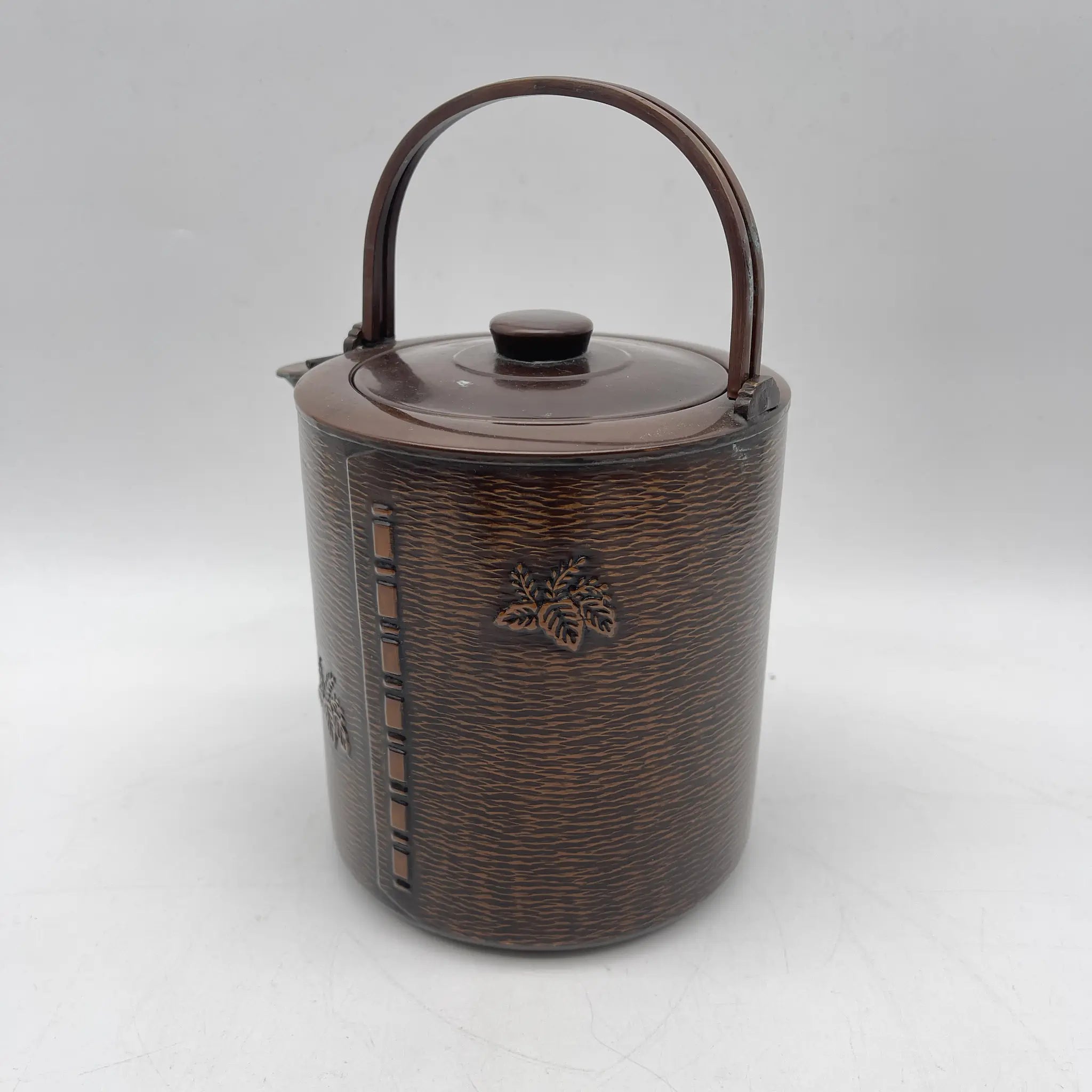 [Vintage] Mizutsugi (water note) / Konseido / Estimated late 20C / Copper / Japan / Kiri pattern, hammered
