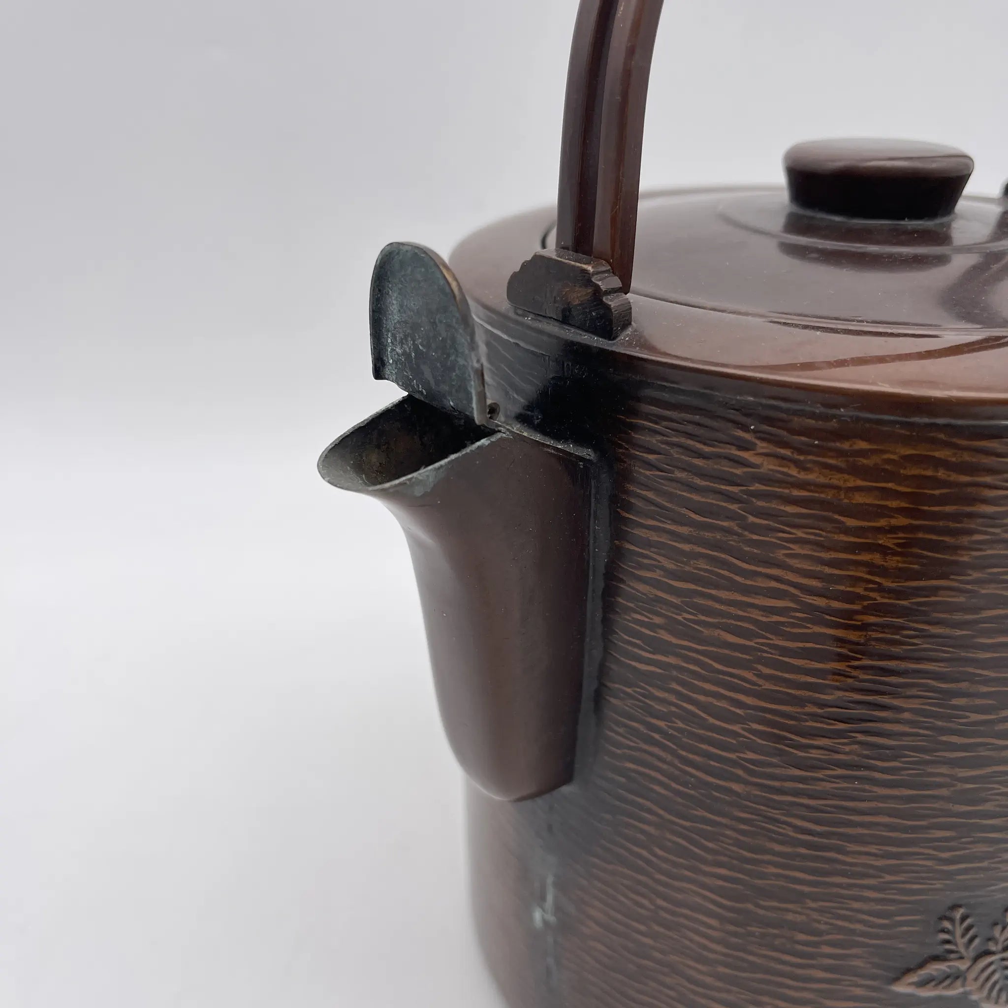 [Vintage] Mizutsugi (water note) / Konseido / Estimated late 20C / Copper / Japan / Kiri pattern, hammered